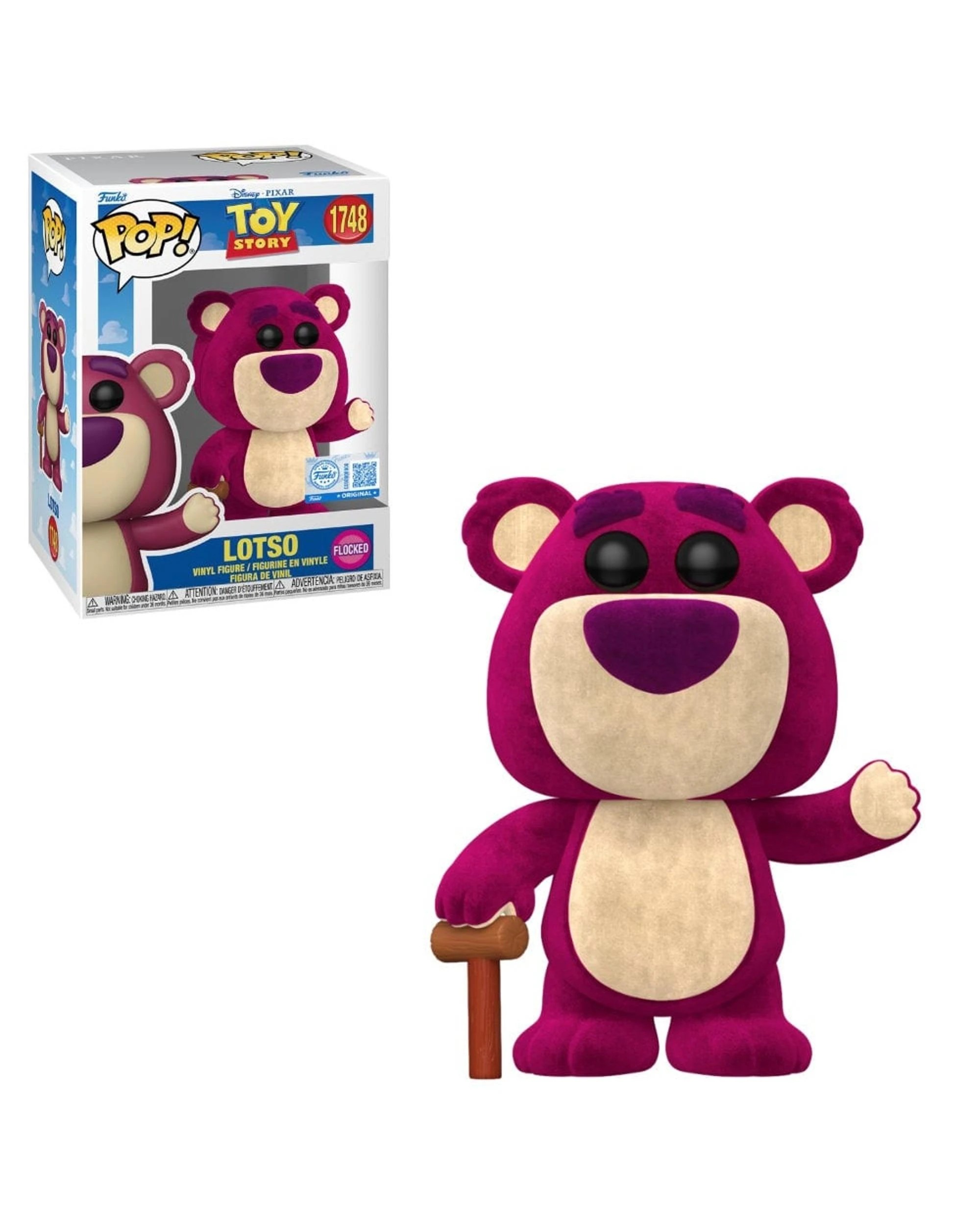 1 Toy Story Lotso Flocked Funko POP! Vinyl, 1 of 3