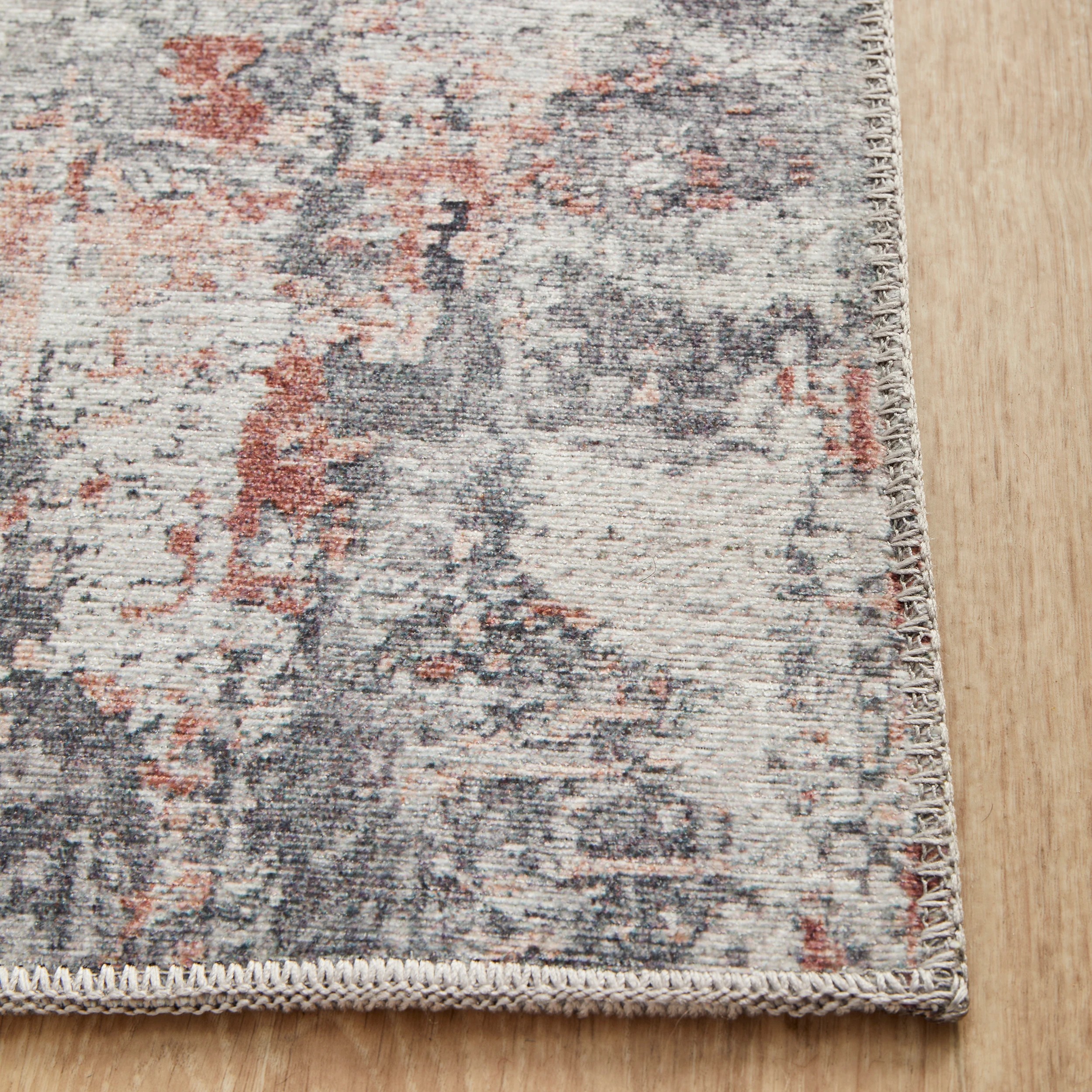 5 Common Ground Rugs Bazaar 156 200x80cm - Small Runner Rug - Silver, 5 of 8