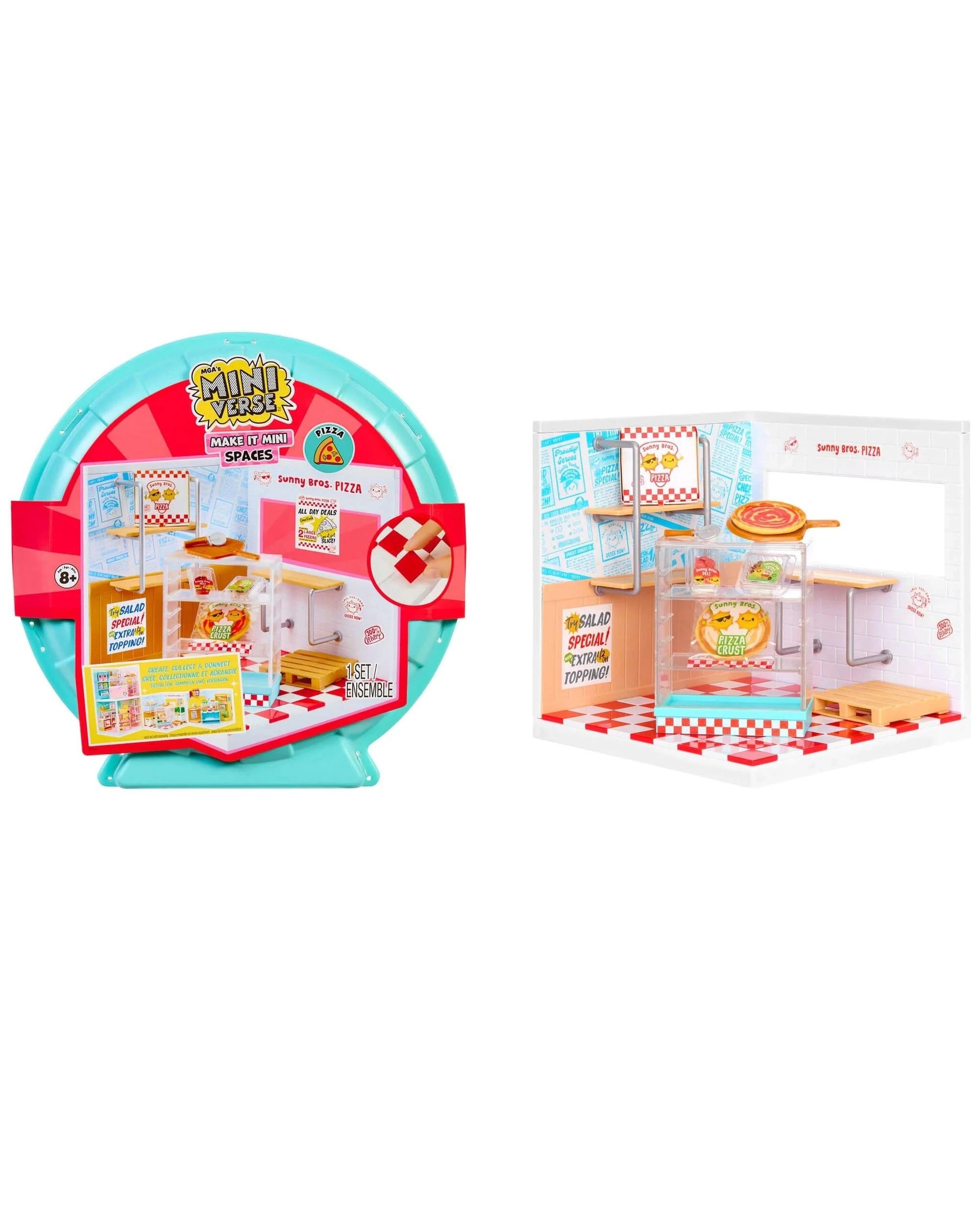 2 MGA's Miniverse Make it Mini Spaces Pizza Shop, 2 of 6