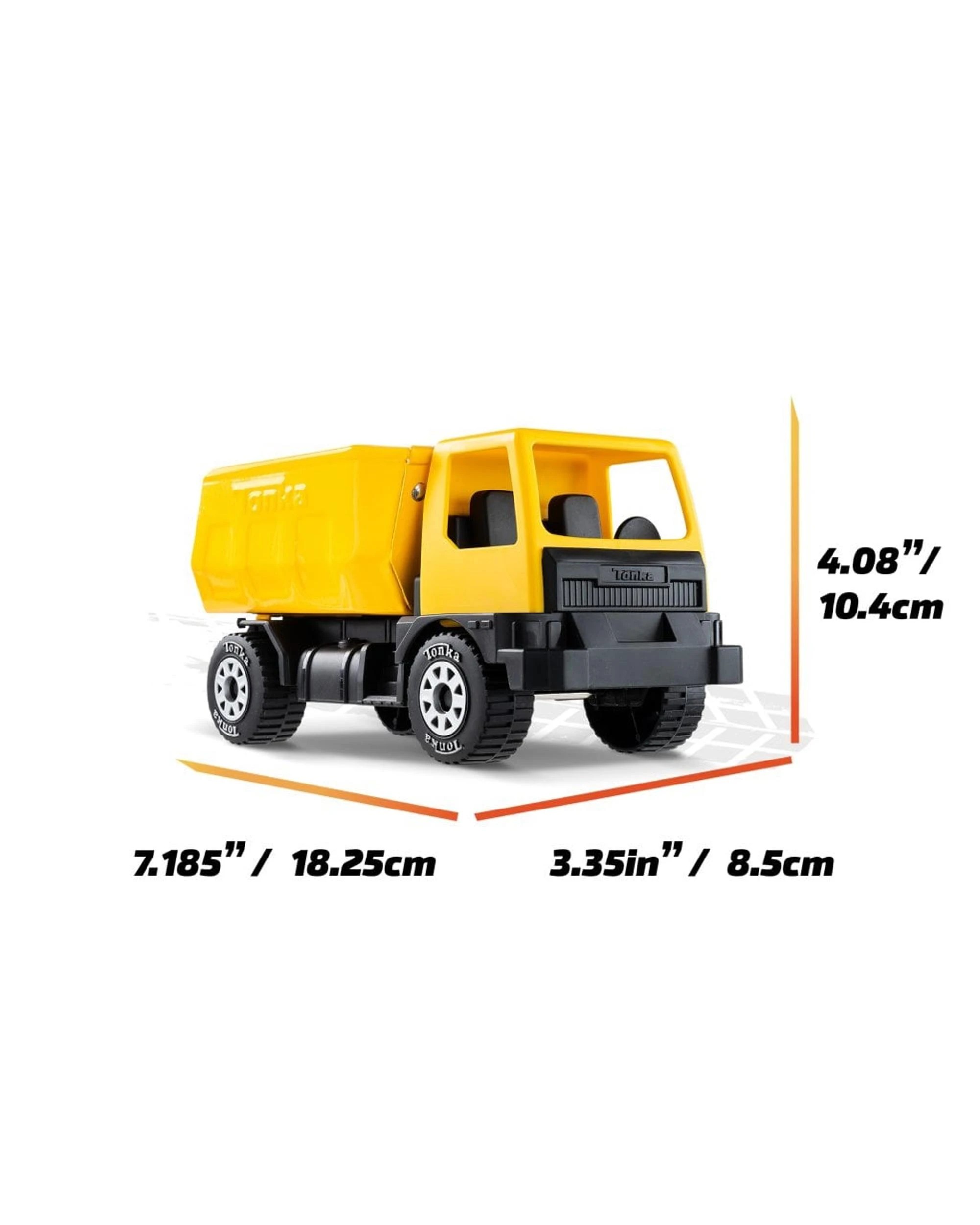 6 Tonka Steel Classics Dump Truck 1:32 Scale Vehicle, 6 of 9