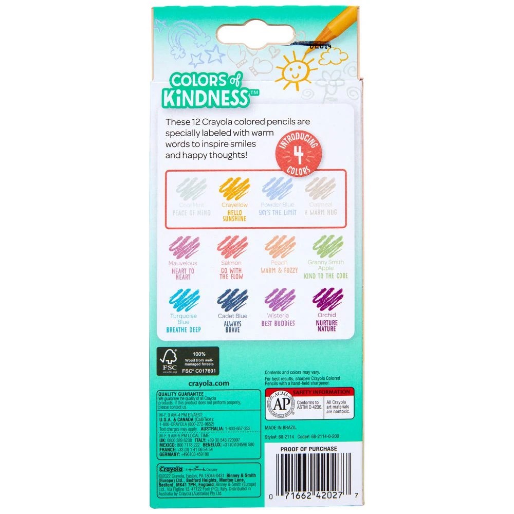 2 Crayola Colors of Kindness Colored Pencils 12 Pack, 2 of 4