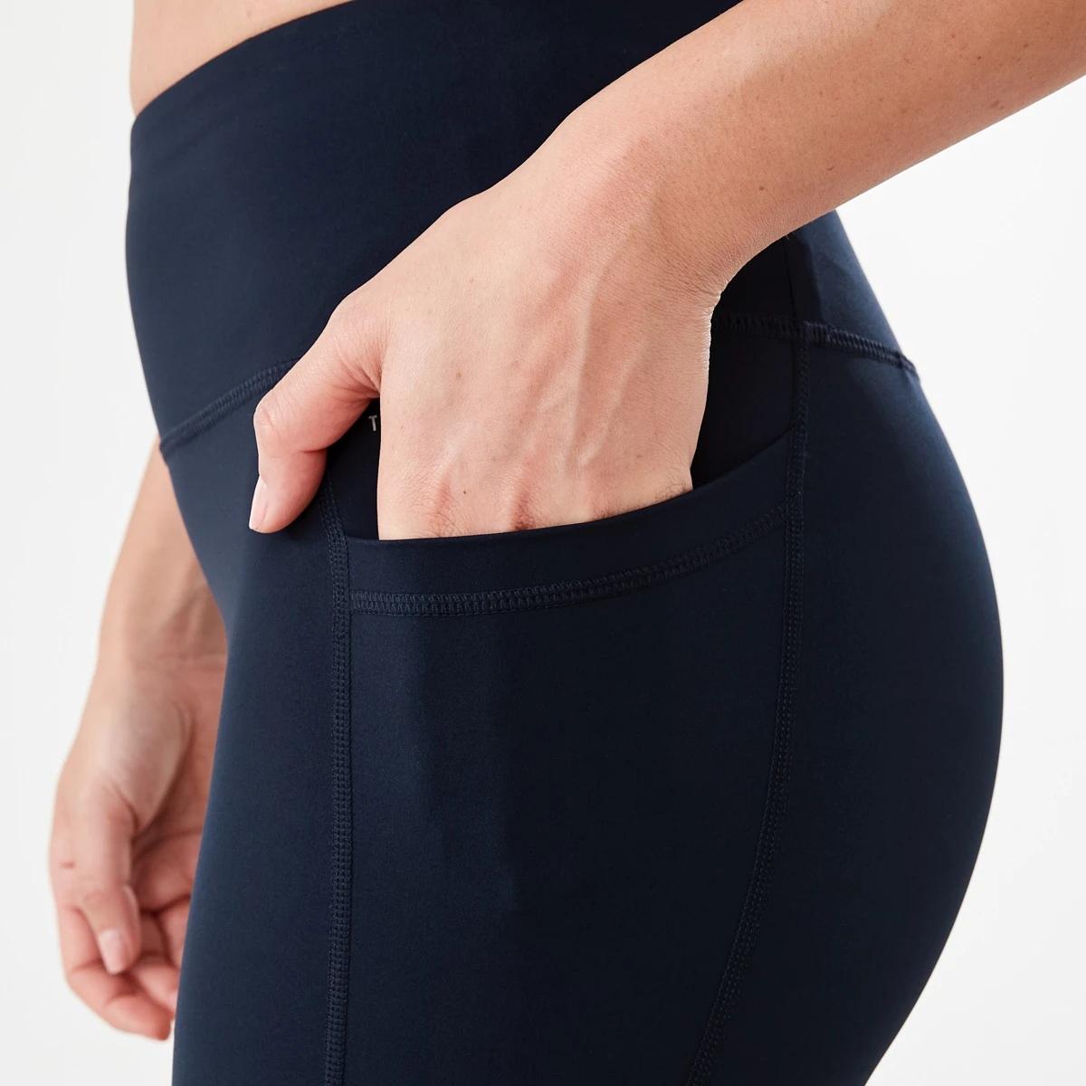 5 Active Womens Crop Training Leggings SKY CAPTAIN, 5 of 5