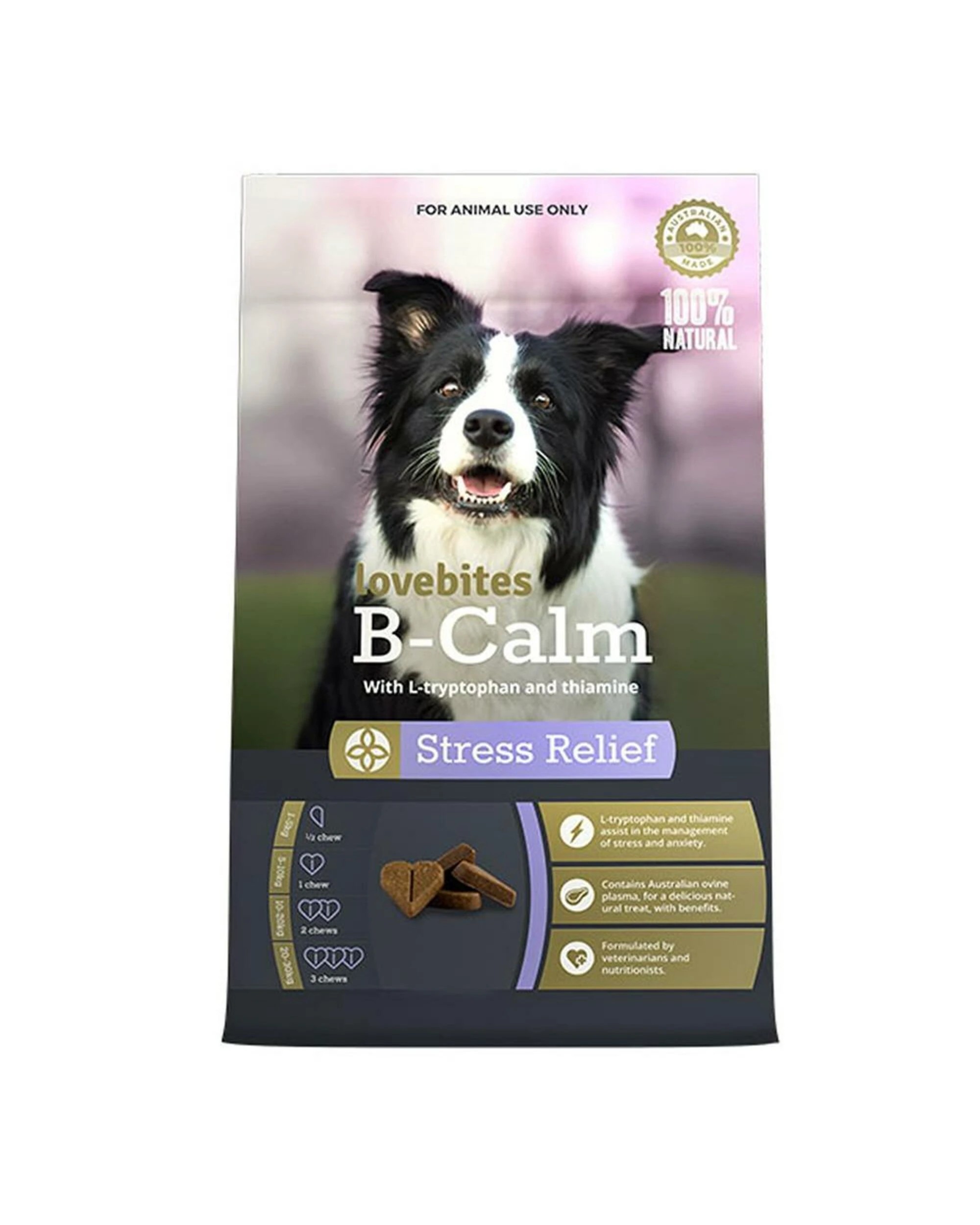 1 Vetafarm Lovebites B-Calm Chews 60 Pack, 1 of 2