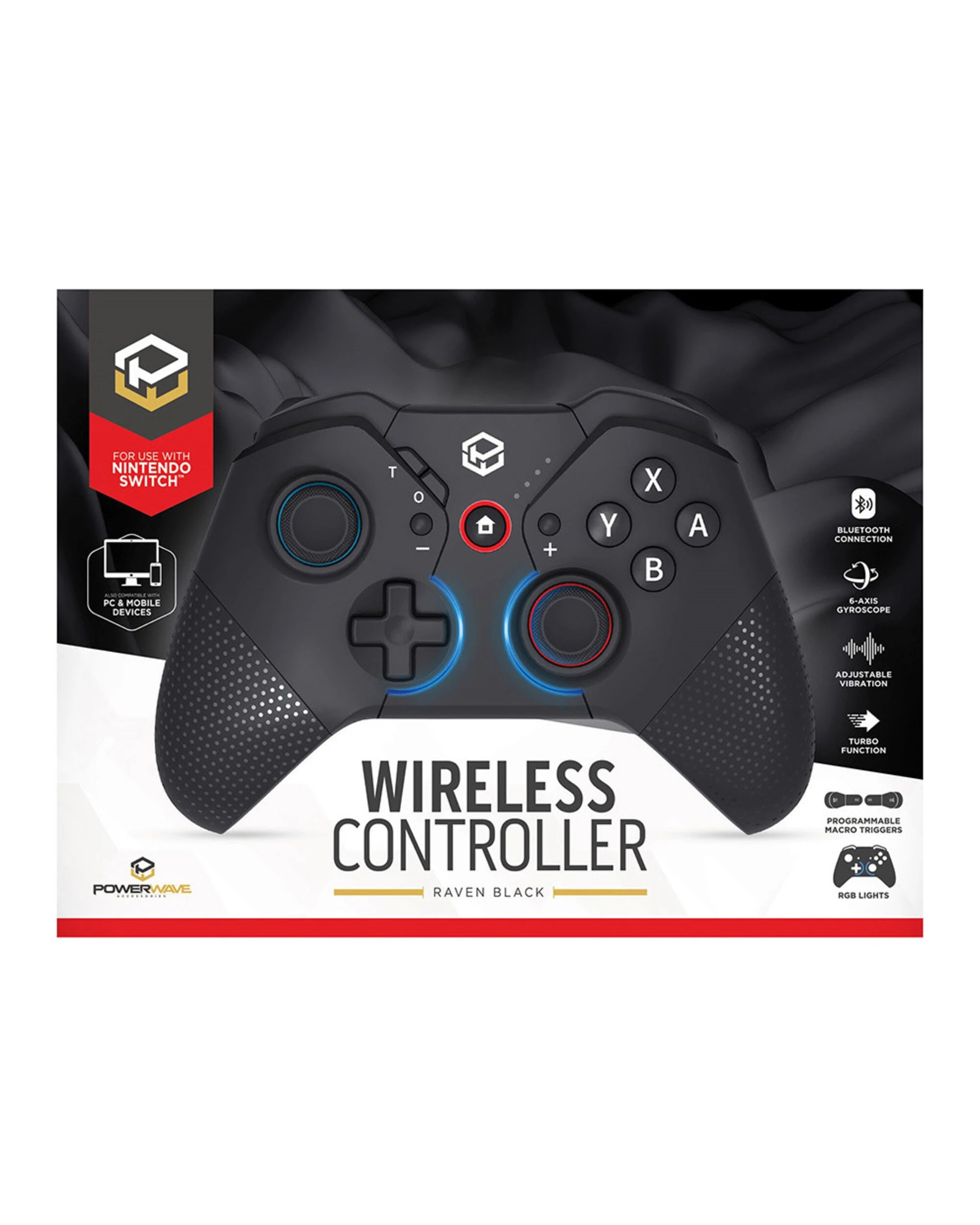 2 Powerwave Switch Wireless Controller - Raven Black - Black, 2 of 2