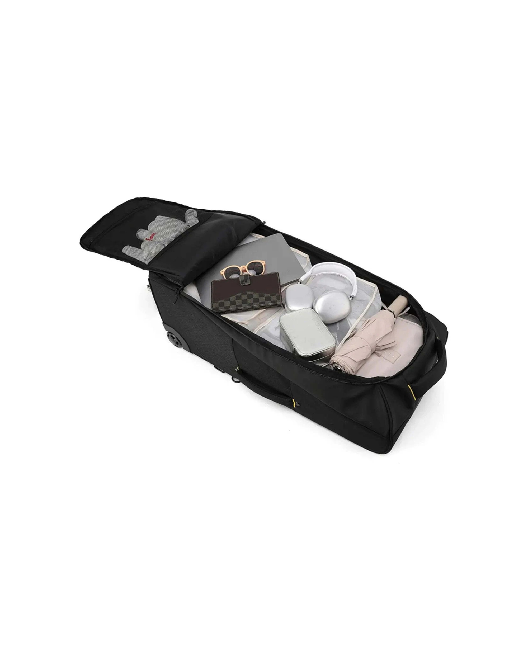 2 Tosca Delta Wheeled Duffle Removable Backpack Versatile Travel Design - Black, 2 of 7