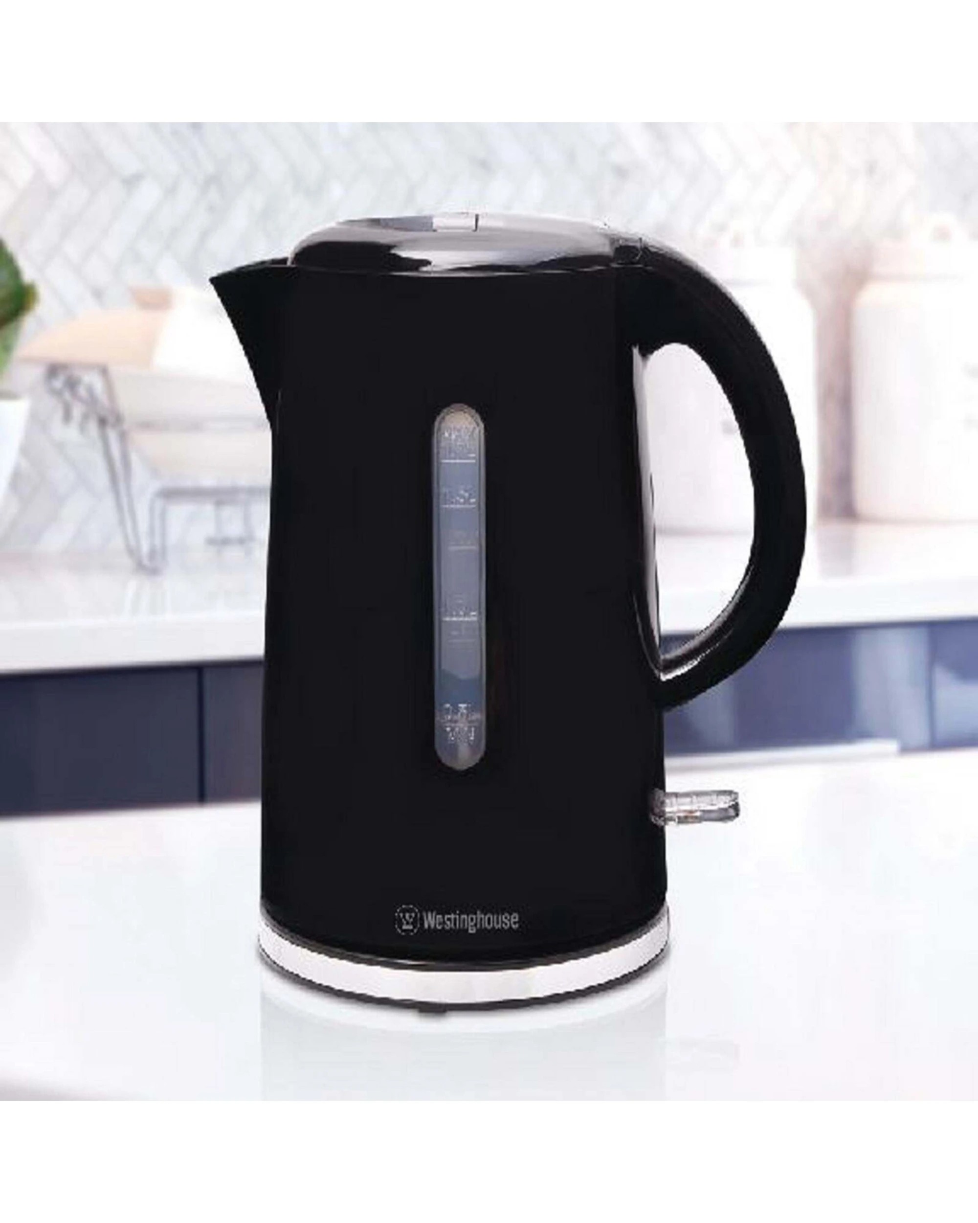 5 Westinghouse Electric Tea/Coffee Water Kettle 1.7L & 2 Slice Toaster Set - Black, 5 of 6