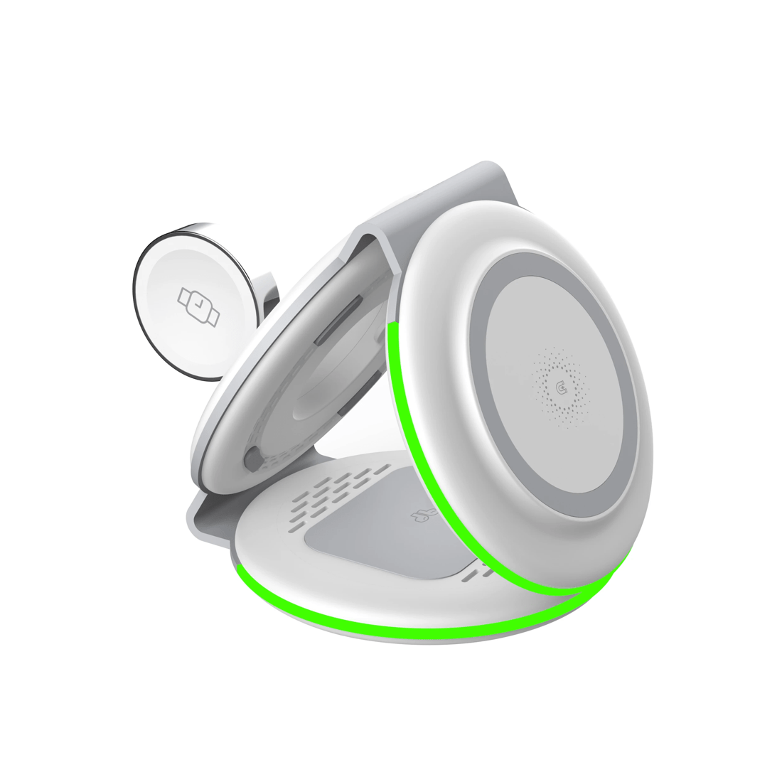 2 TODO 3 in 1 Wireless Phone Charger 15W Fast Charge Earphone Watch Magnetic Charge, 2 of 8