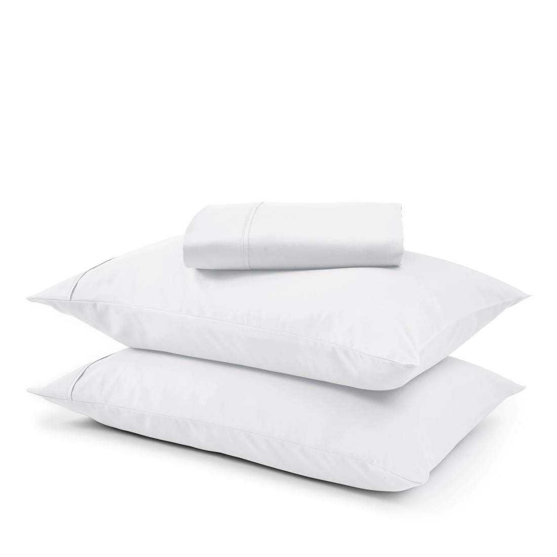 1 1000 Thread Count Cotton Rich Sheet Set - Queen Bed, White, 1 of 5