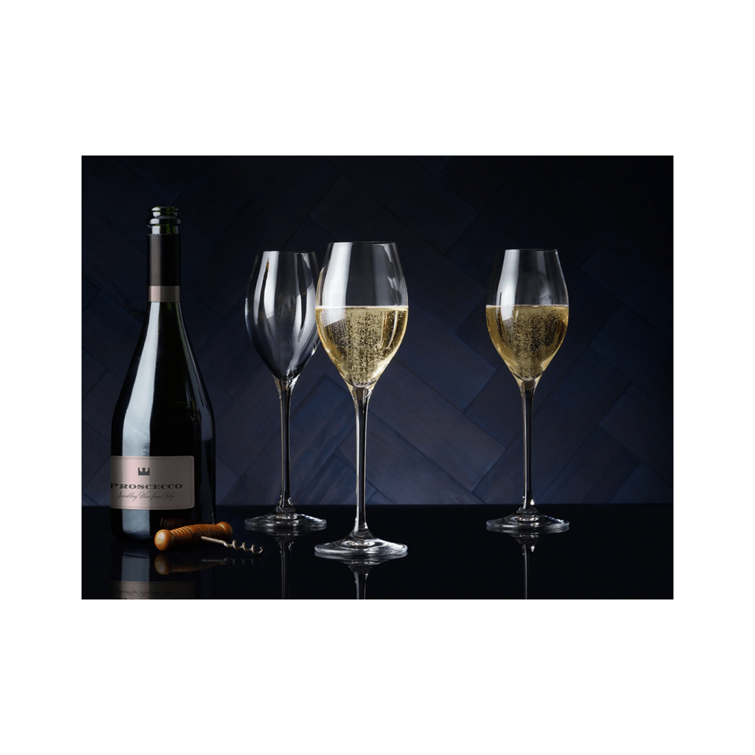 5 Krosno Harmony 6pc Prosecco Wine Glass Set 300ml Drinkware Set Barware
 - Plain, 5 of 5