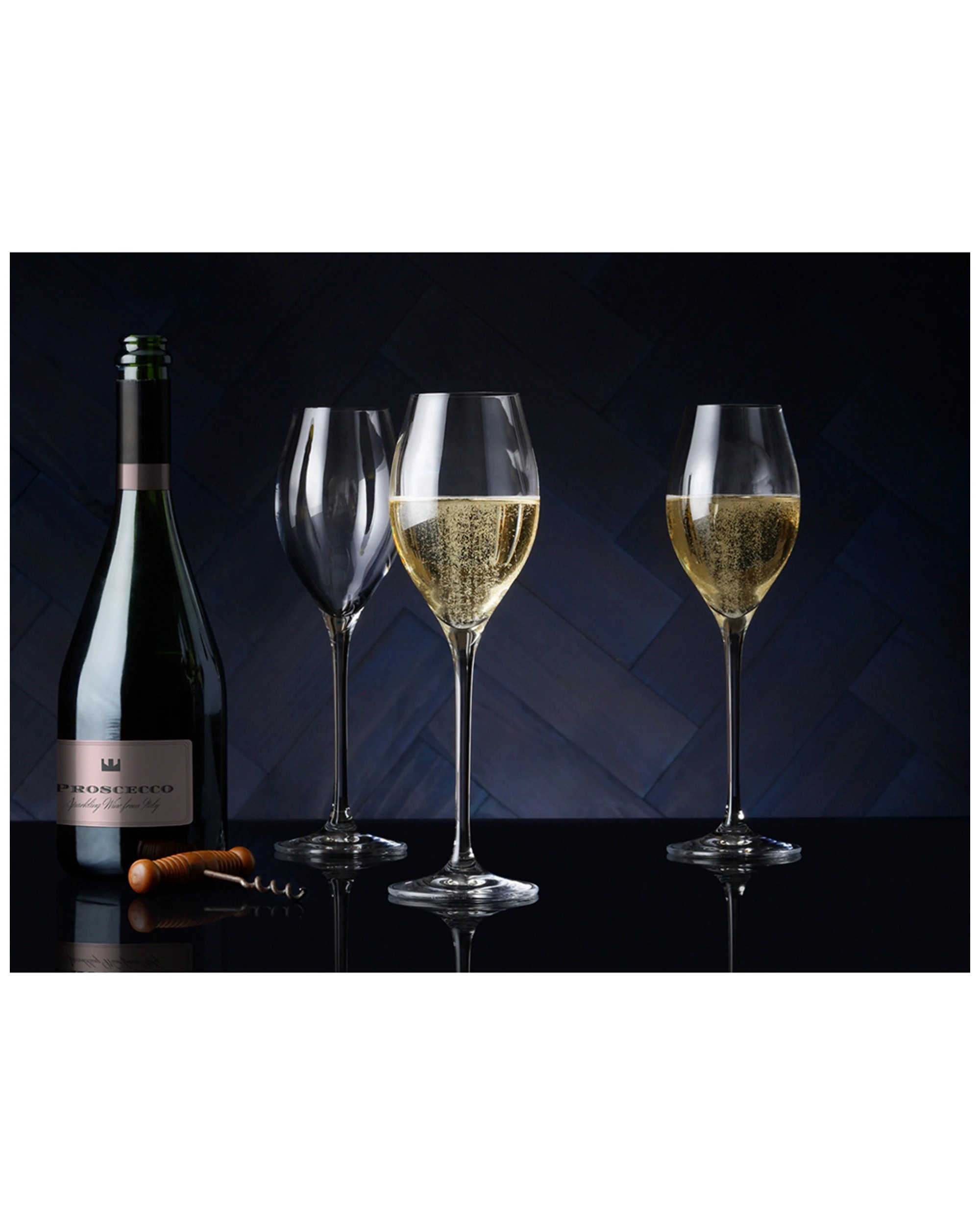 5 Krosno Harmony 6pc Prosecco Wine Glass Set 300ml Drinkware Set Barware
 - Plain, 5 of 5