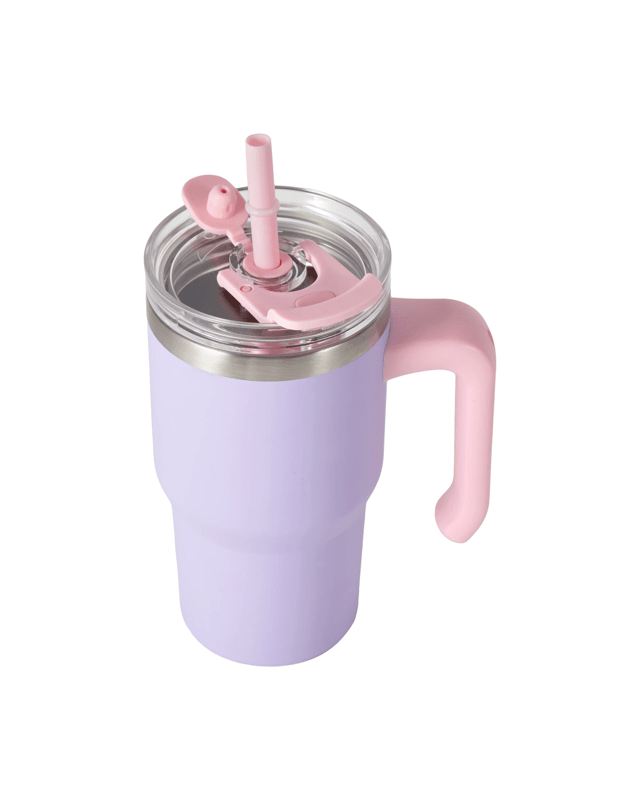 600ml Purple Tumbler with Ha