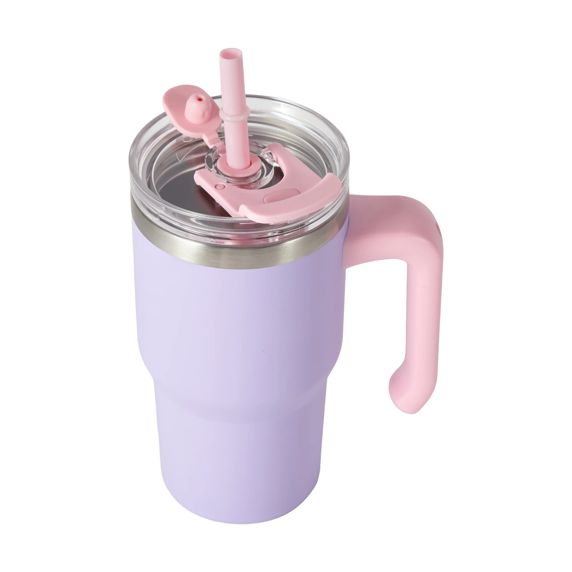 1 600ml Purple Tumbler with Handle, 1 of 8