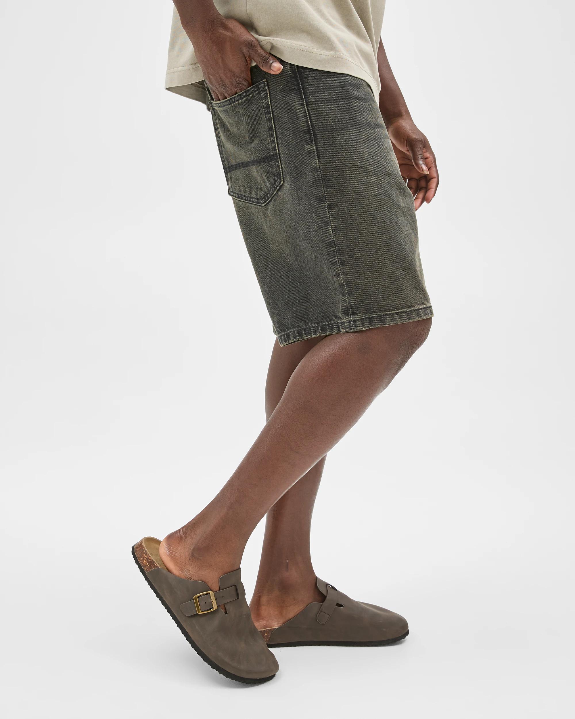 5 Commons Loose Fit Denim Shorts TINTED BLACK, 5 of 7