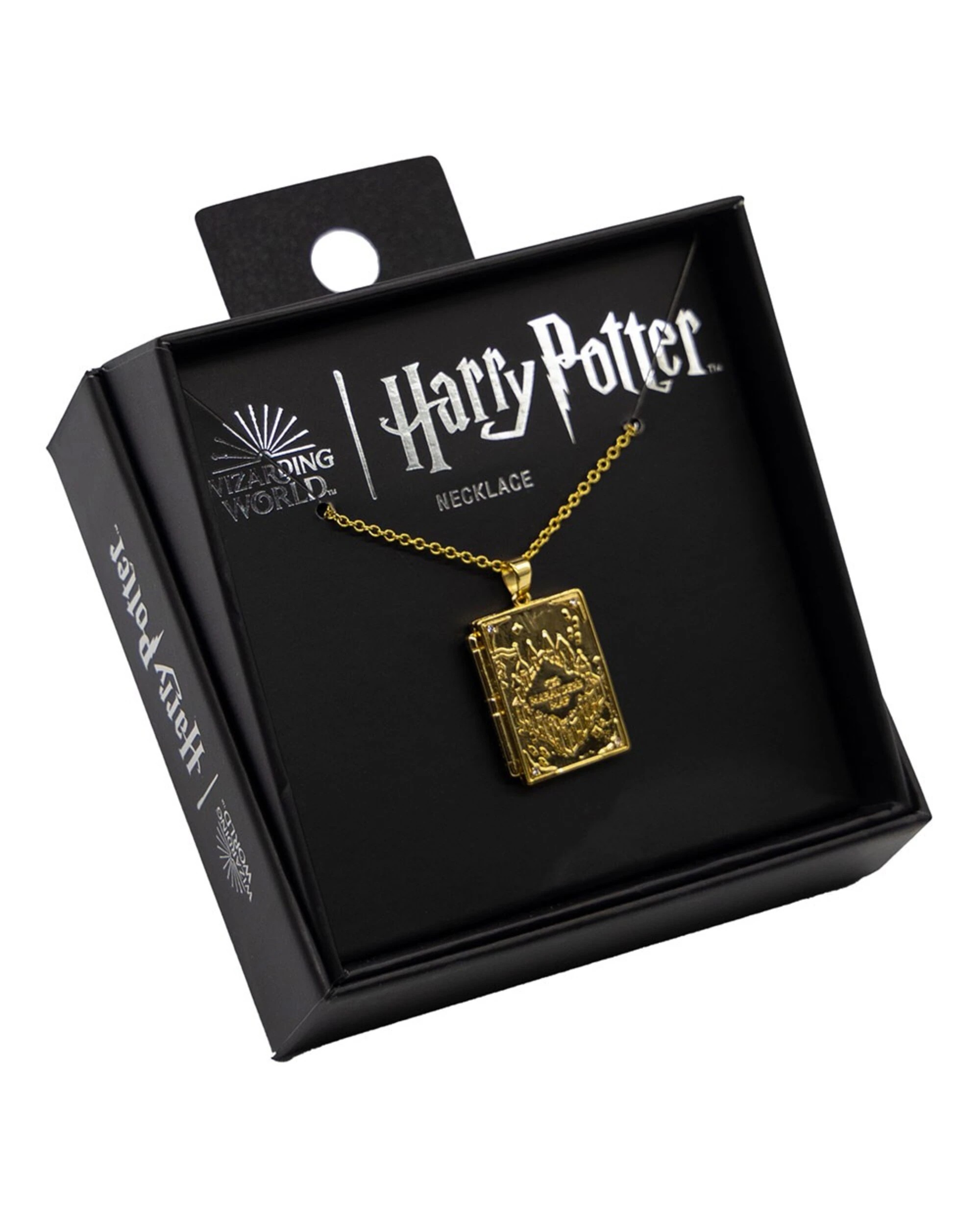 4 Harry Potter - Marauder's Map Necklace - Gold, 4 of 4