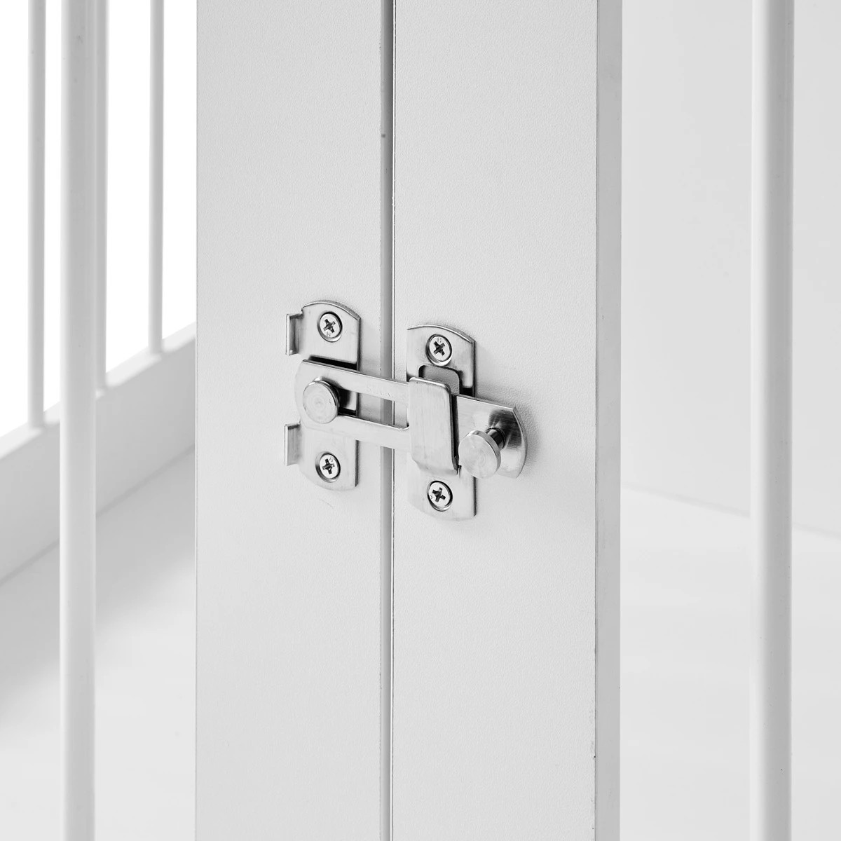 8 Pet Crate Wooden White - Medium, 8 of 9