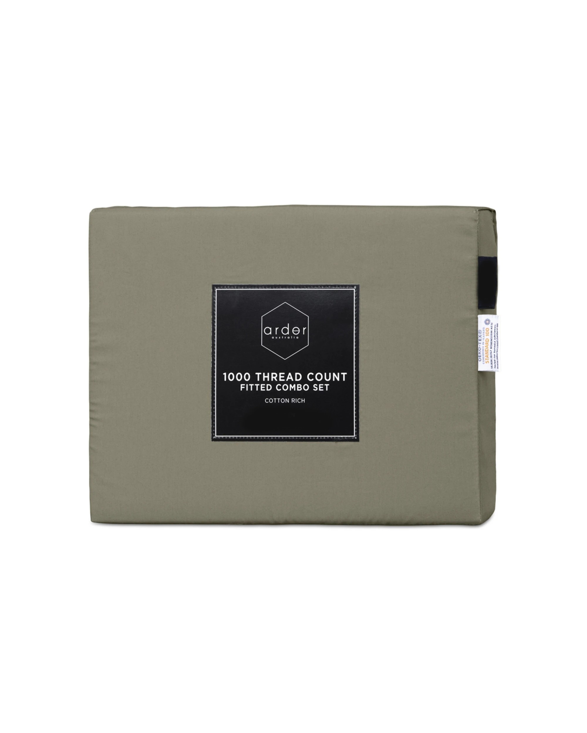 3 ARDOR Double Bed Combo Sheet Set Cotton Polyester Fitted Sheet Pillowcases
 - Double Bed, 3 of 3