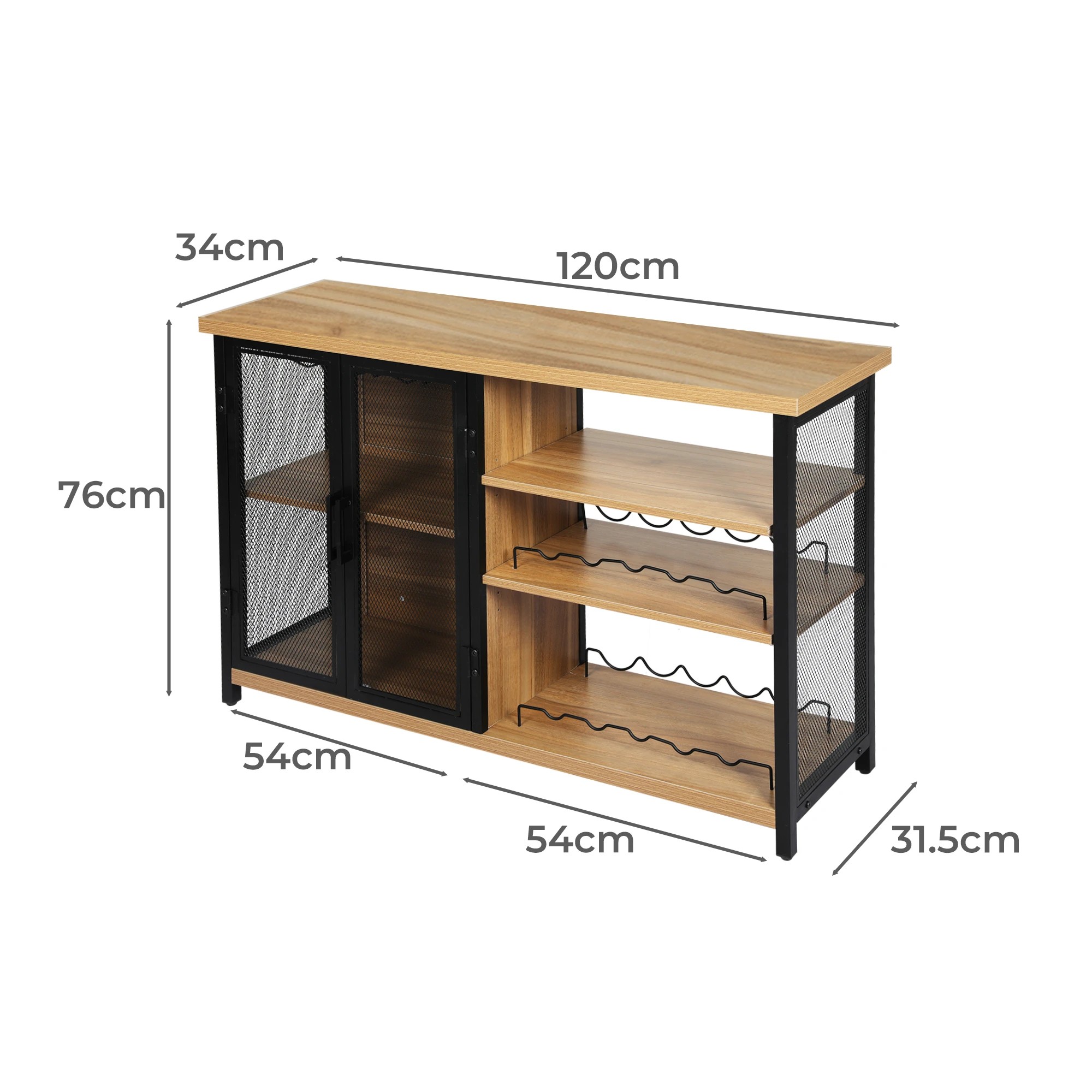 3 Levede 120cm Buffet Sideboard, 3 of 7