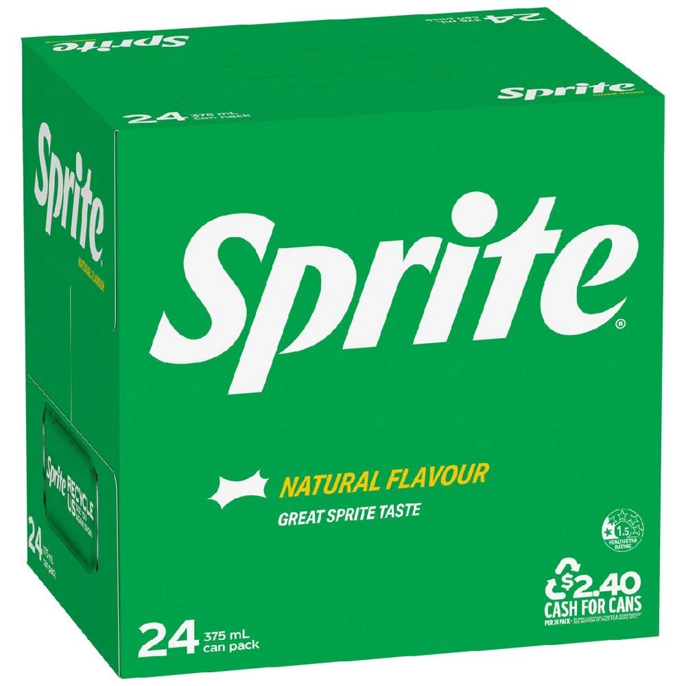 1 Sprite Cans 375mL 24 Pack, 1 of 3