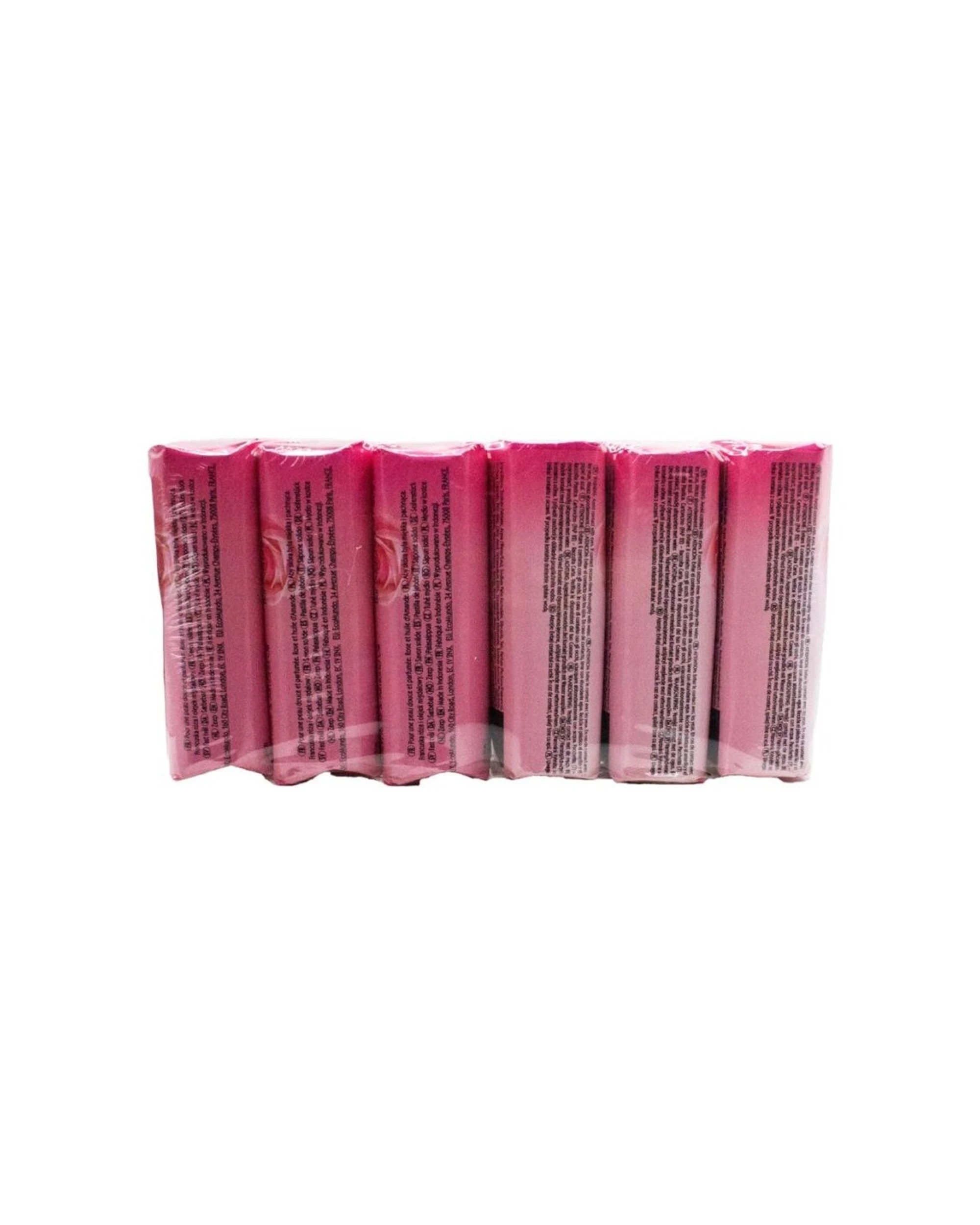 3 Lux 8 x 6pc Soft Touch Soap Bars 80g Floral Scent French Rose Almond Oil - Pink, 3 of 4