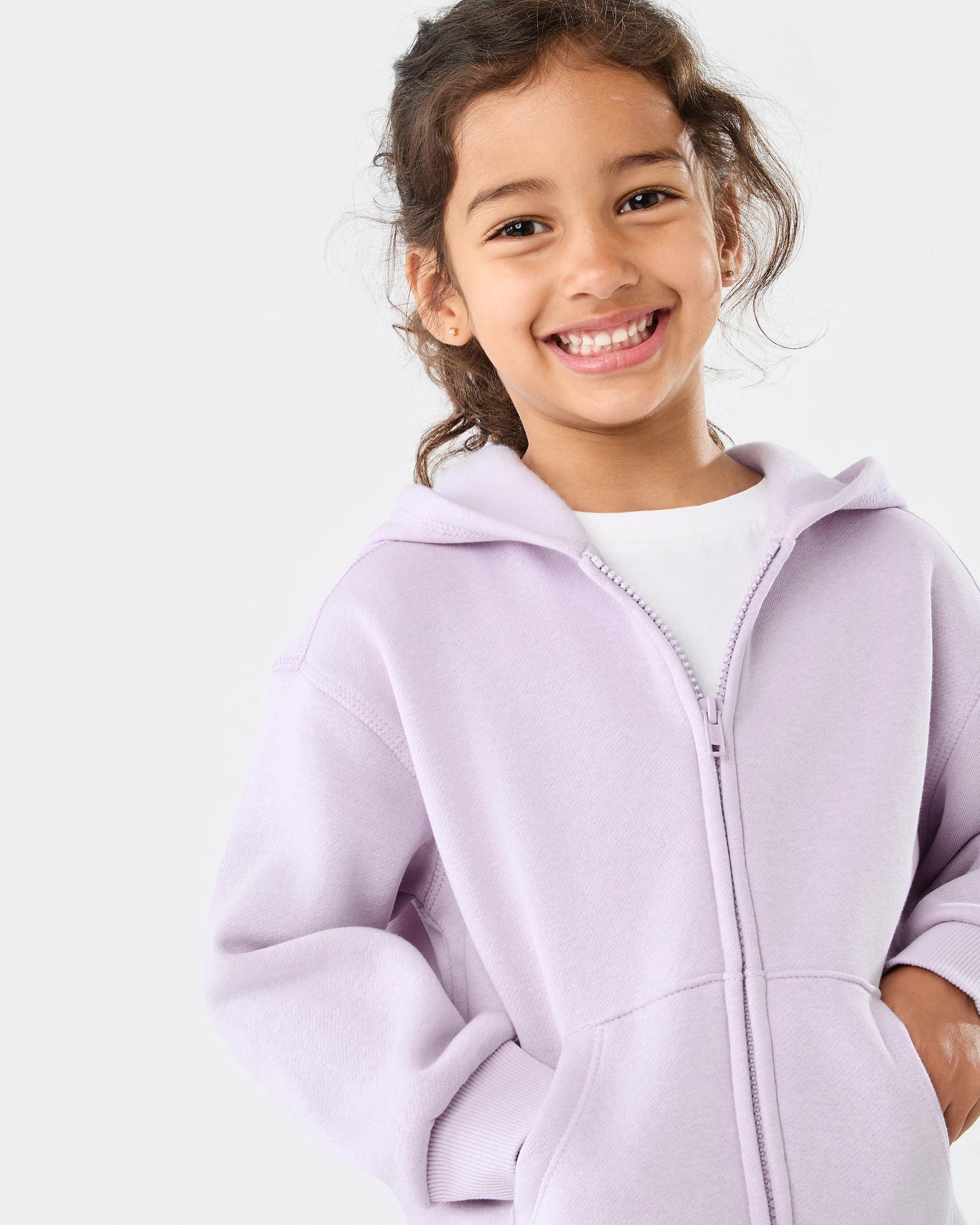 3 Zip Through Hoodie Pur Orchid, 3 of 7