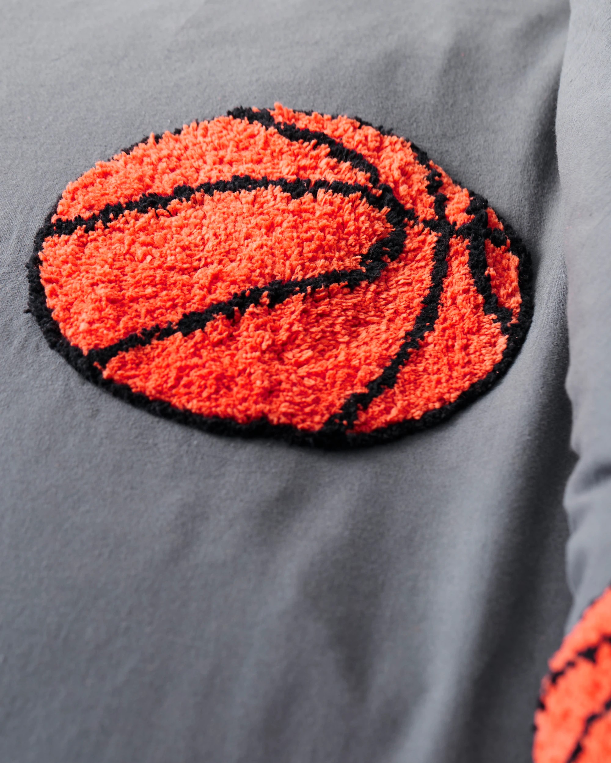 5 Target Bronny Textured Cotton Basketball Quilt Cover Set - Single Bed - Grey, 5 of 7