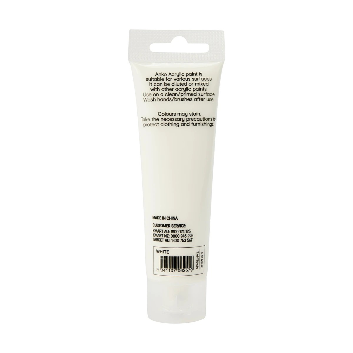 3 100ml Artist Acrylic Paint - White, 3 of 6