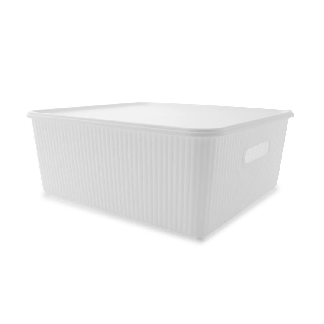 2 19L Ribbed Container - White, 2 of 10