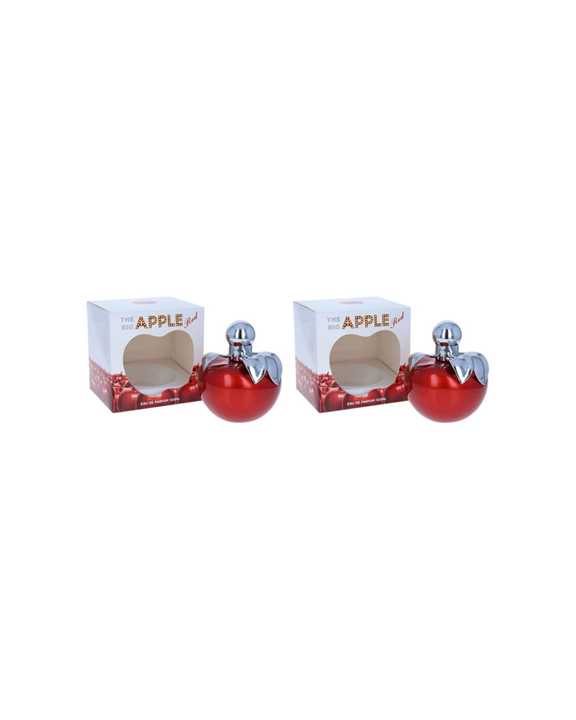 1 The Big Apple Apple 2Pk Edp Eau De Parfum Spray For Women 100Ml - Red, 1 of 1