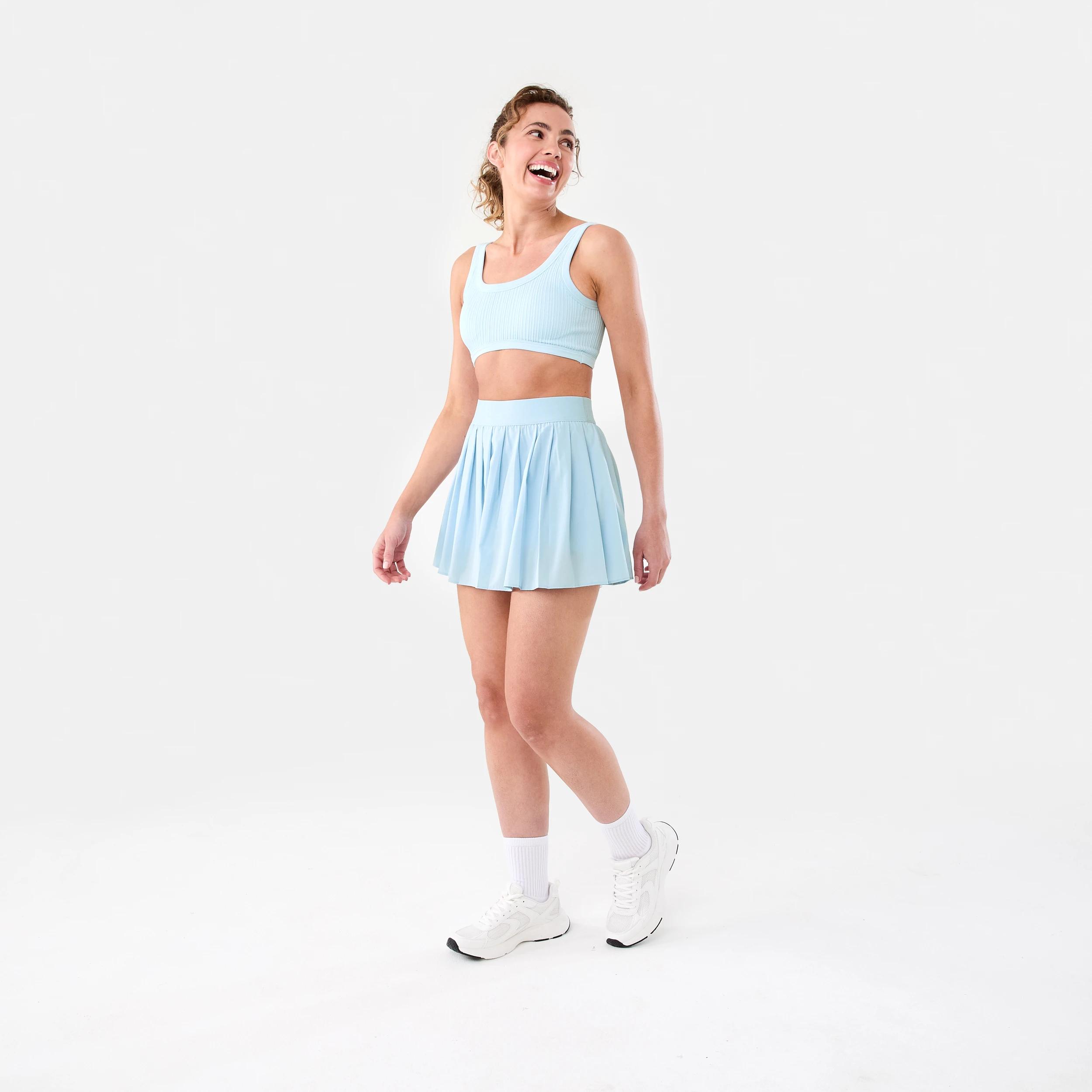 3 Active Womens Pleated Skort SPINDLE BLUE, 3 of 8