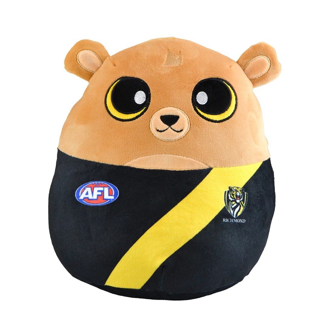 1 AFL Squidglys Richmond Plush Toy, 1 of 2