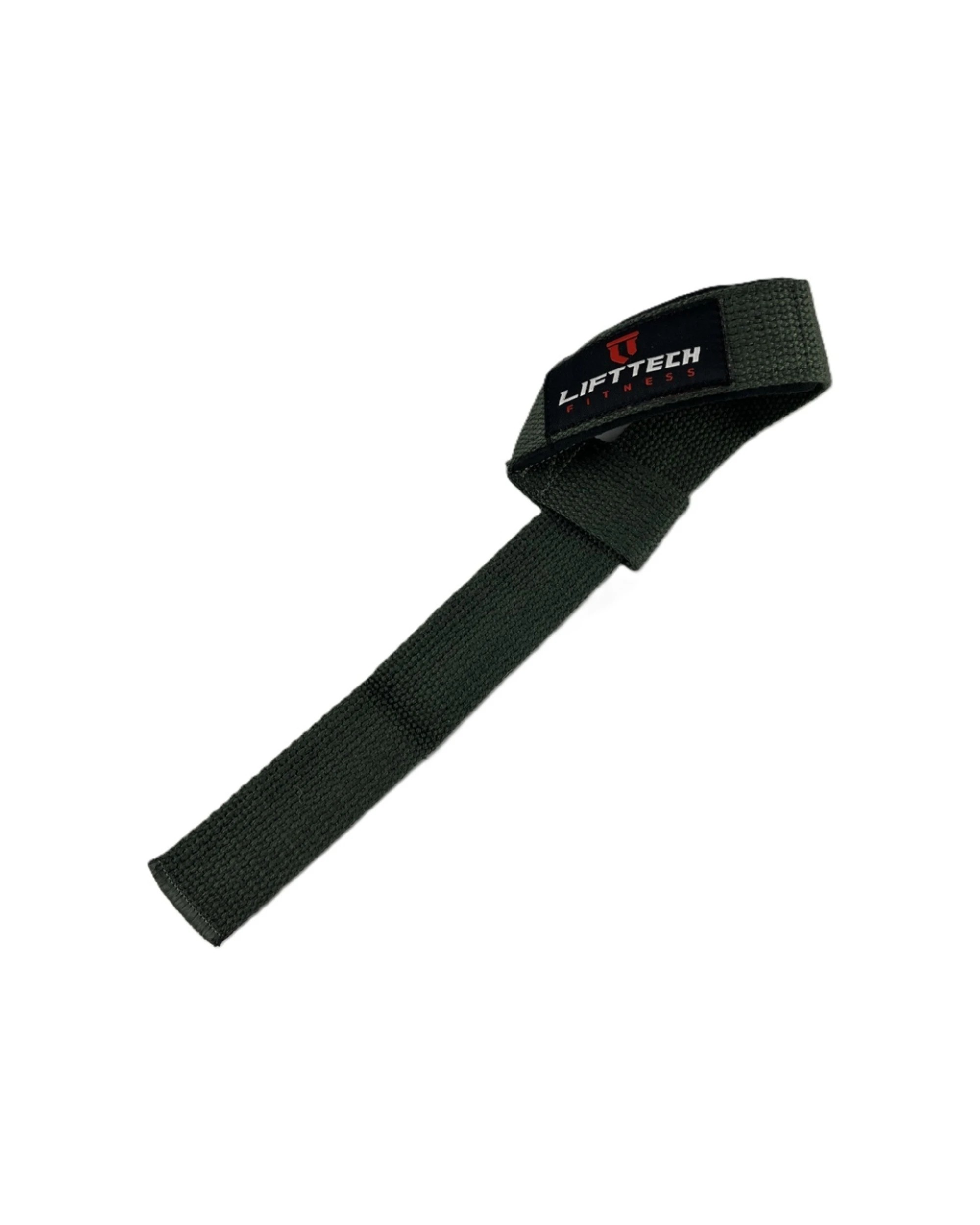 3 Lift-Tech Fitness 2pc Neo-Tech Padded Cotton Wrist Support Lifting Straps 21.5In - Grey, 3 of 3
