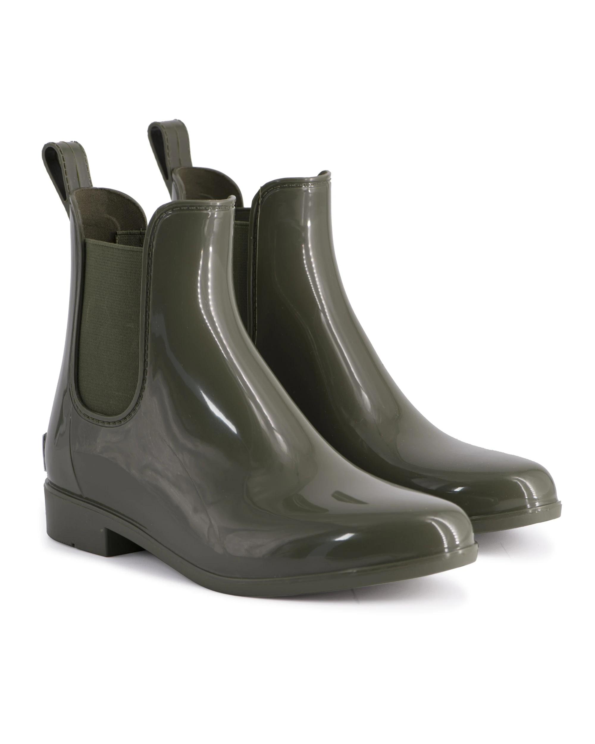 5 AUS WOOLI Chic Rainboots Featuring Free Sheepskin Insole OLIVE, 5 of 8