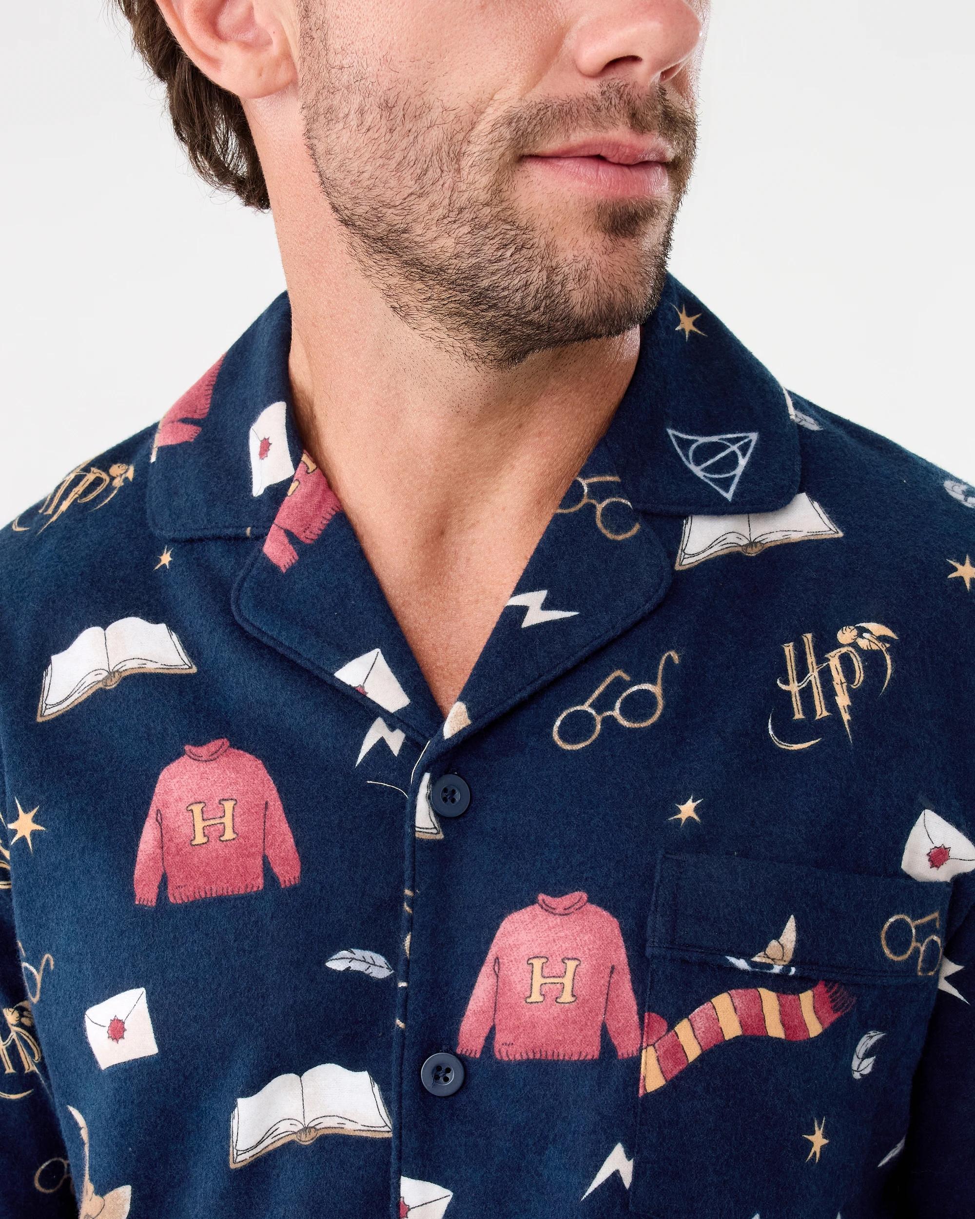 5 Harry Potter License Long Sleeve Pyjama Set Nvy Hp, 5 of 7