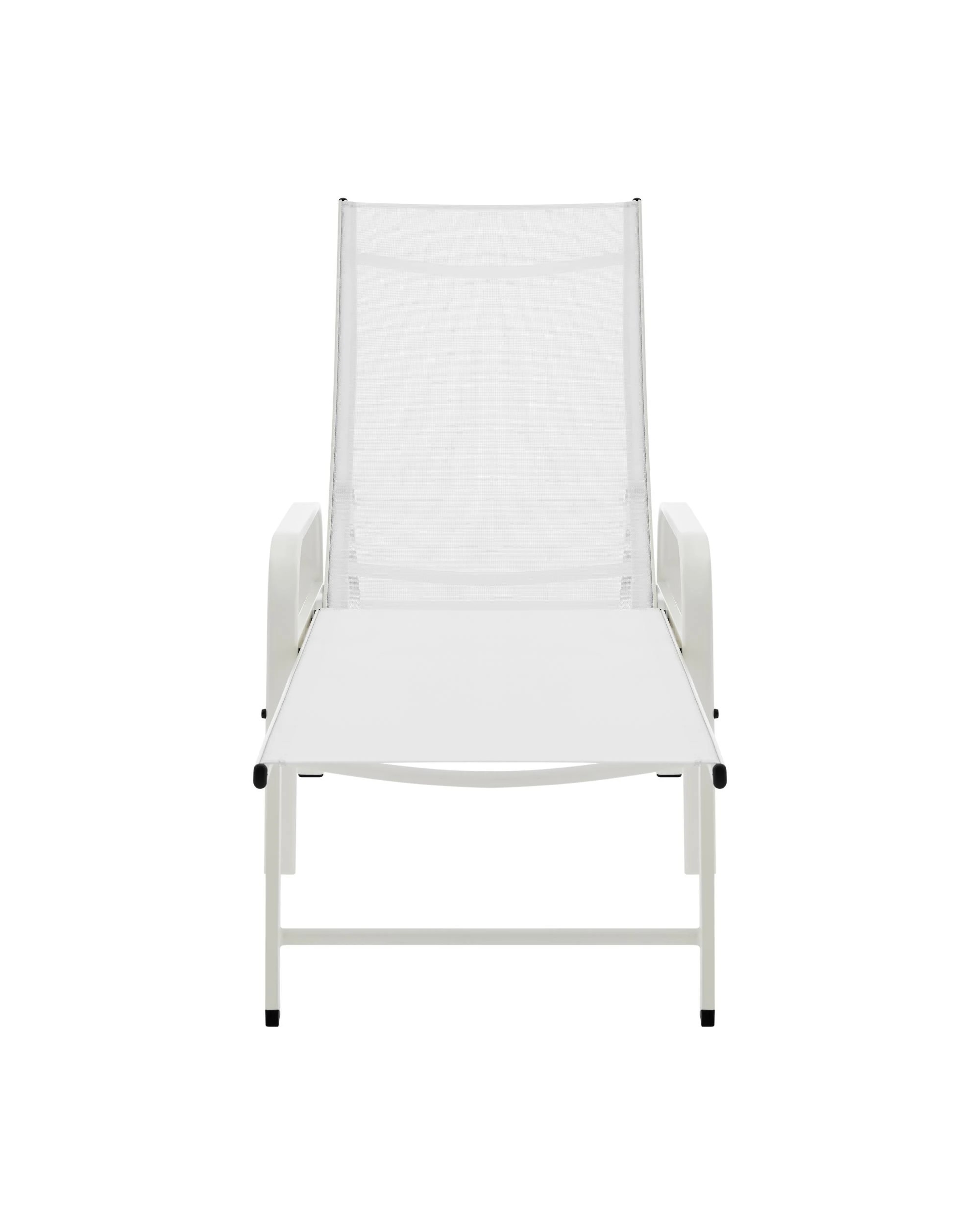 5 Kodu Outdoor Lounge Pool Recliner Chair - White, 5 of 10