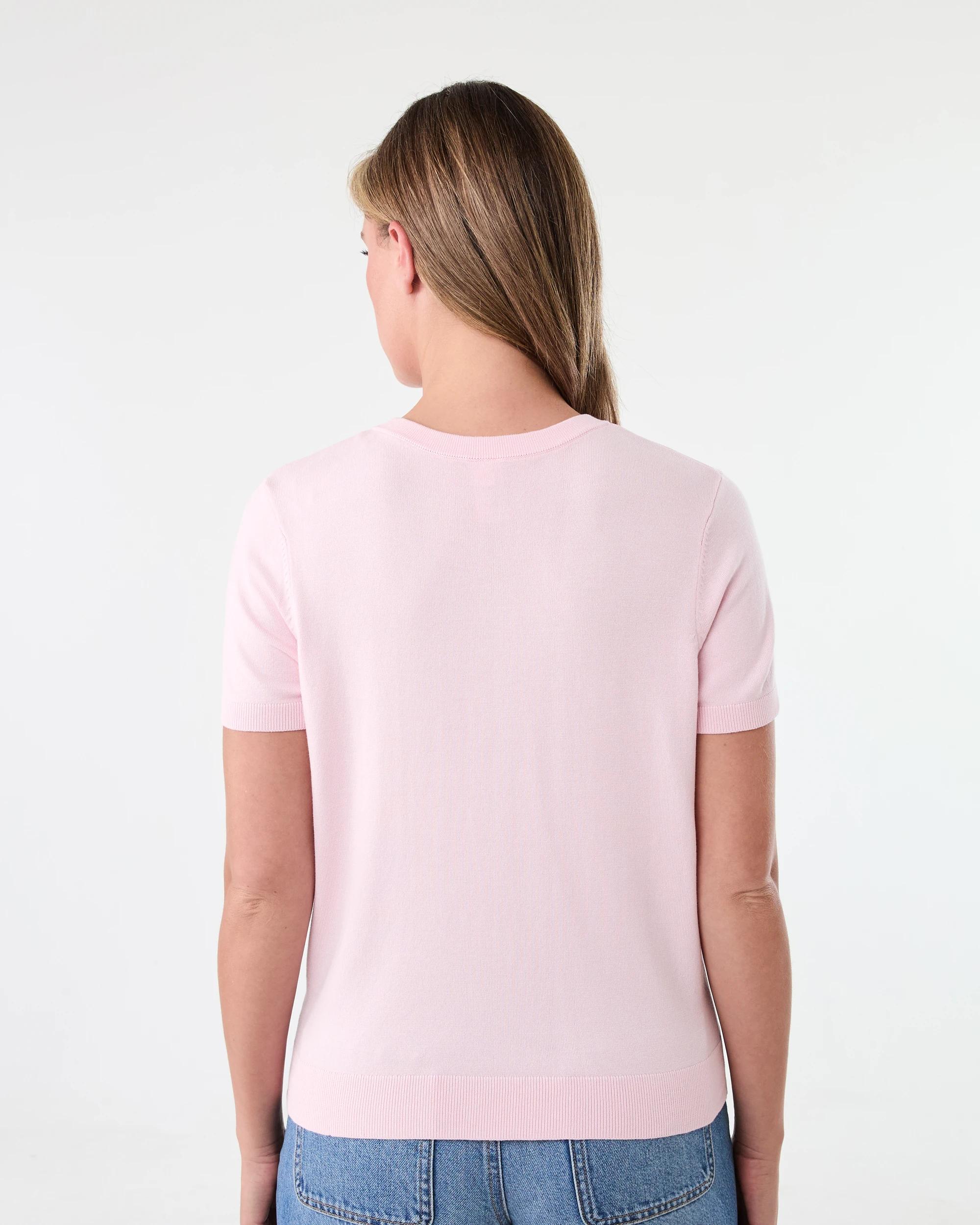 3 Short Sleeve Button Through Top Bllet Pink, 3 of 6