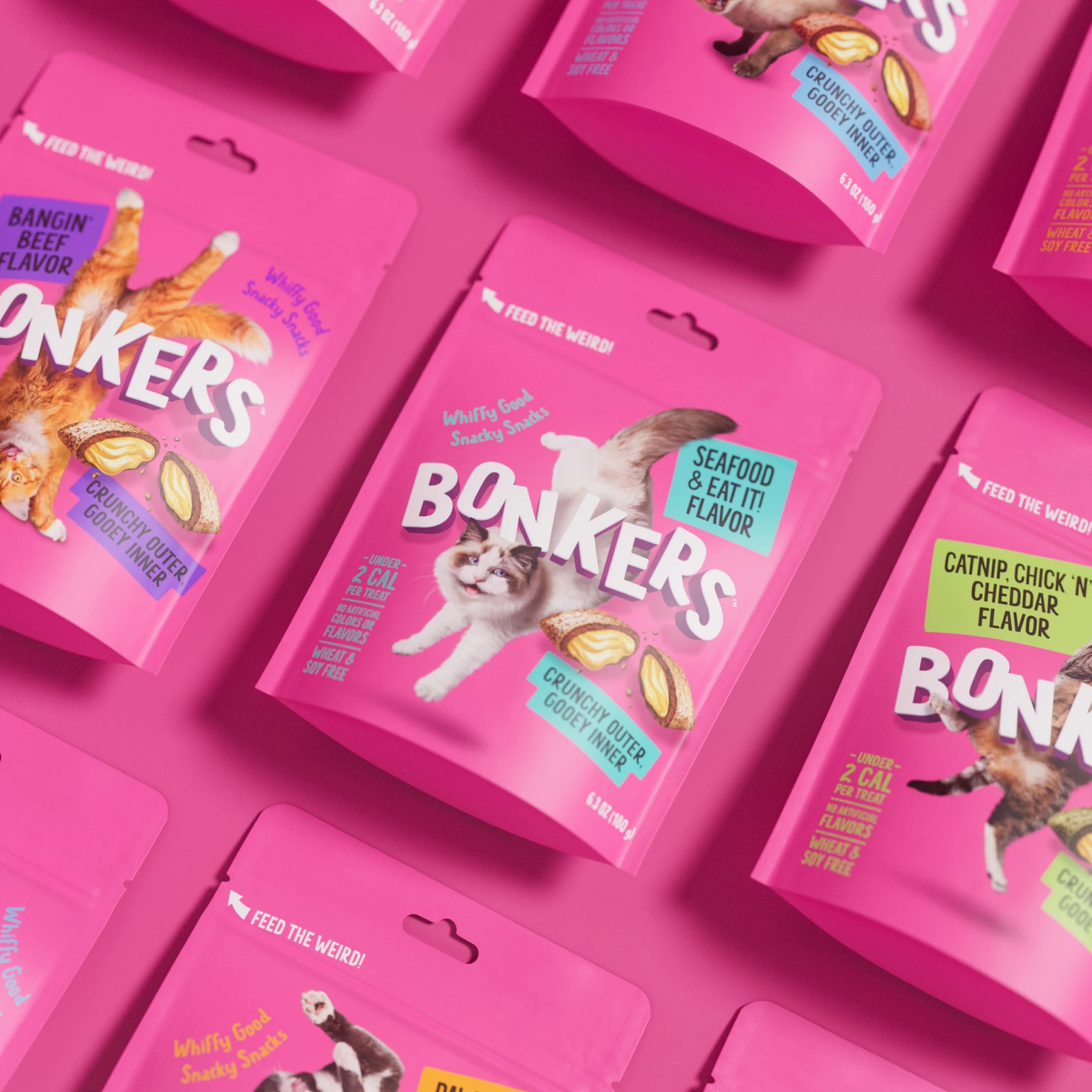 3 BONKERS Cat Treats Seafood, 3 of 10