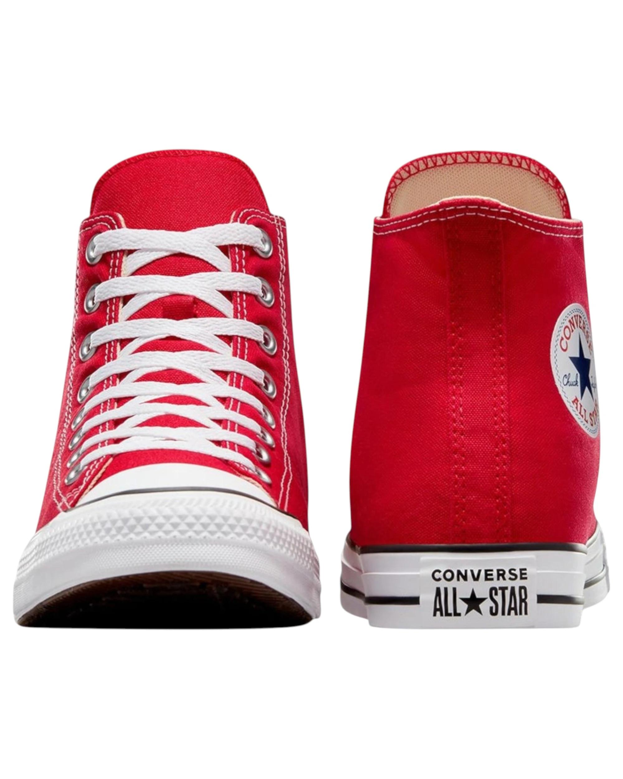 4 Converse Unisex Chuck Taylor All Star Classic High Top Casual Shoes Red, 4 of 7