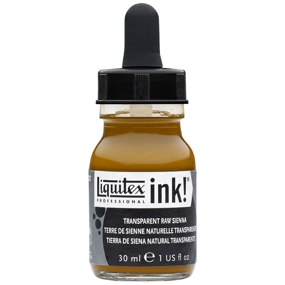 1 Liquitex Professional Ink 30mL Transparent Raw Sienna, 1 of 2