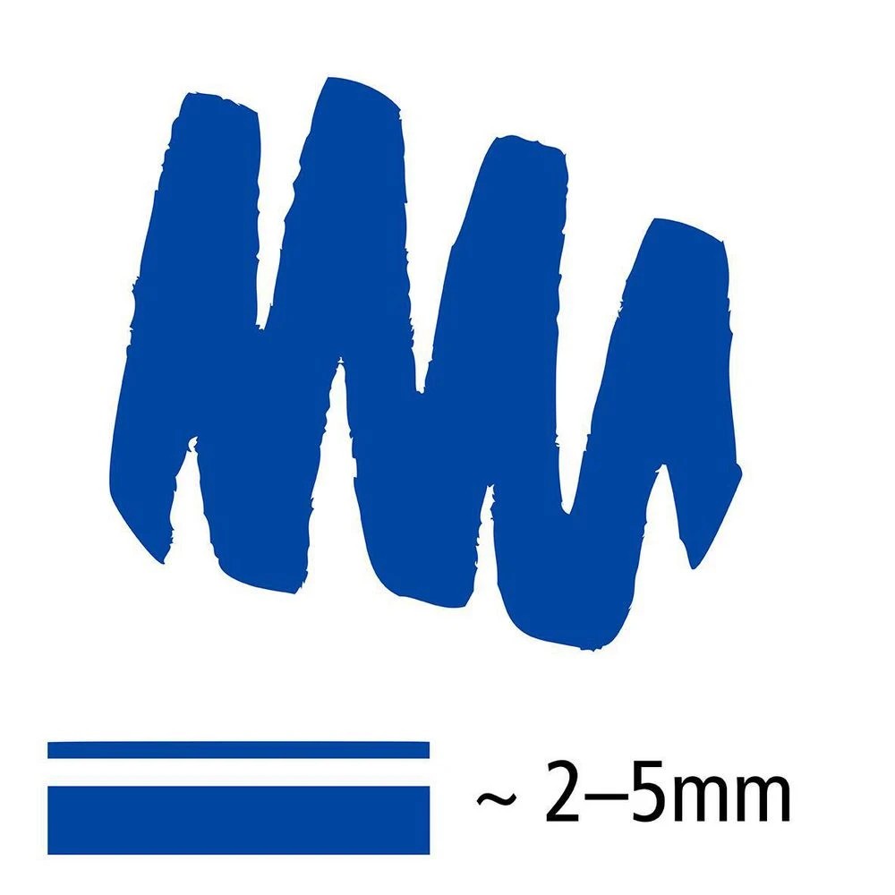 4 Staedtler Lumocolor Whiteboard Marker Chisel Blue, 4 of 4