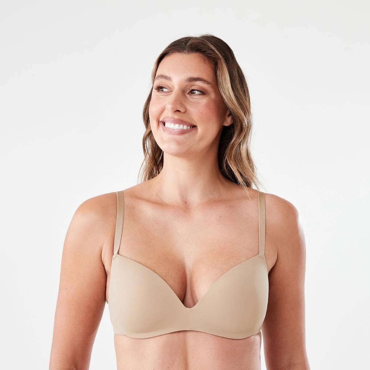 4 2 Pack Wirefree Push-Up Lift Bra BLACK, LIGHT FAWN, 4 of 9