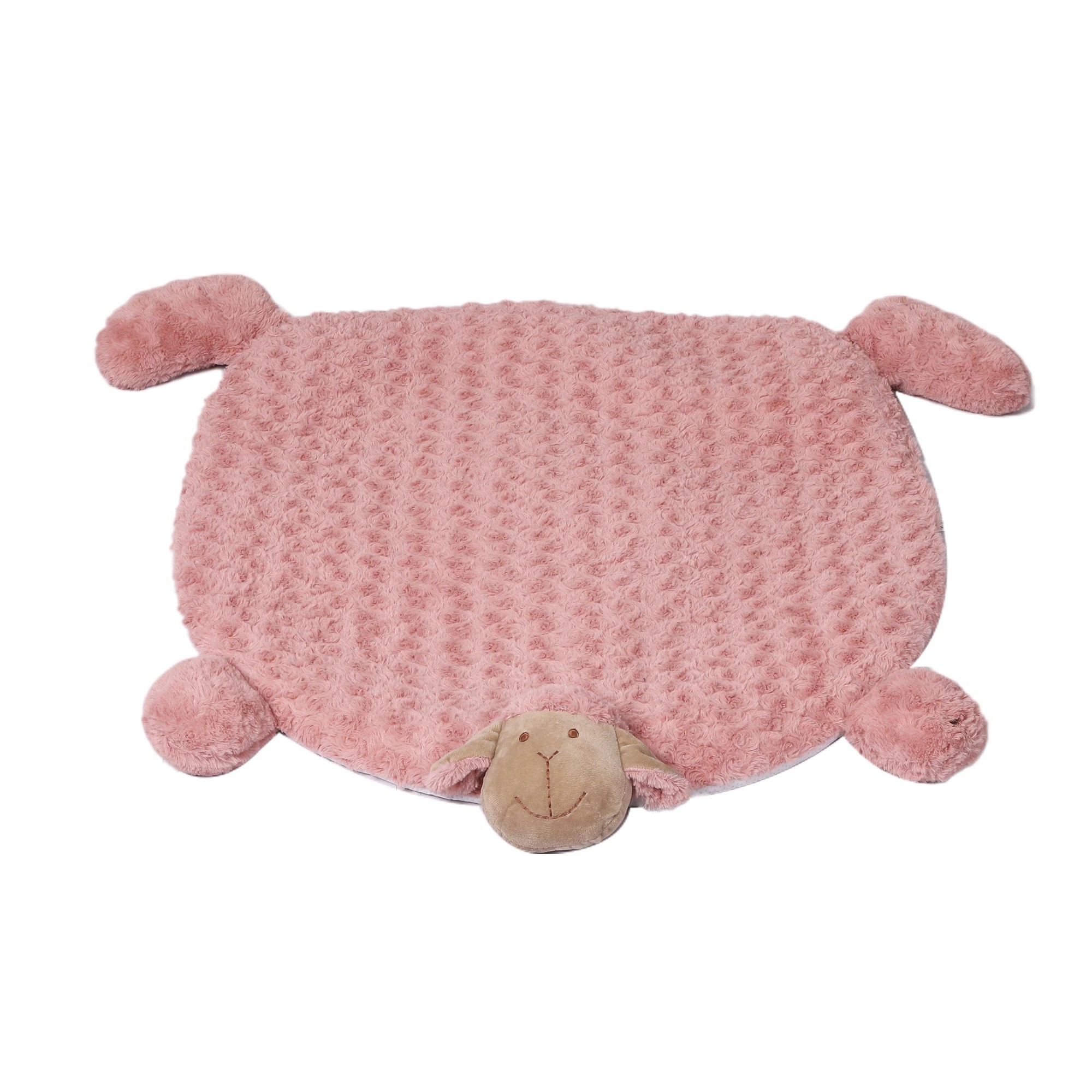 2 Pawz Large Pet Calming Bed With Squeaky Toy Pink, 2 of 5