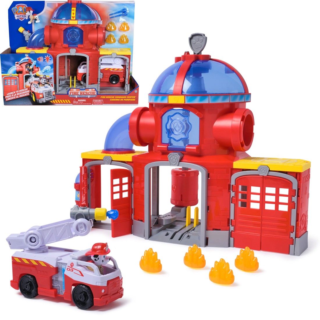 1 PAW Patrol Deluxe Fire Station Playset, 1 of 10