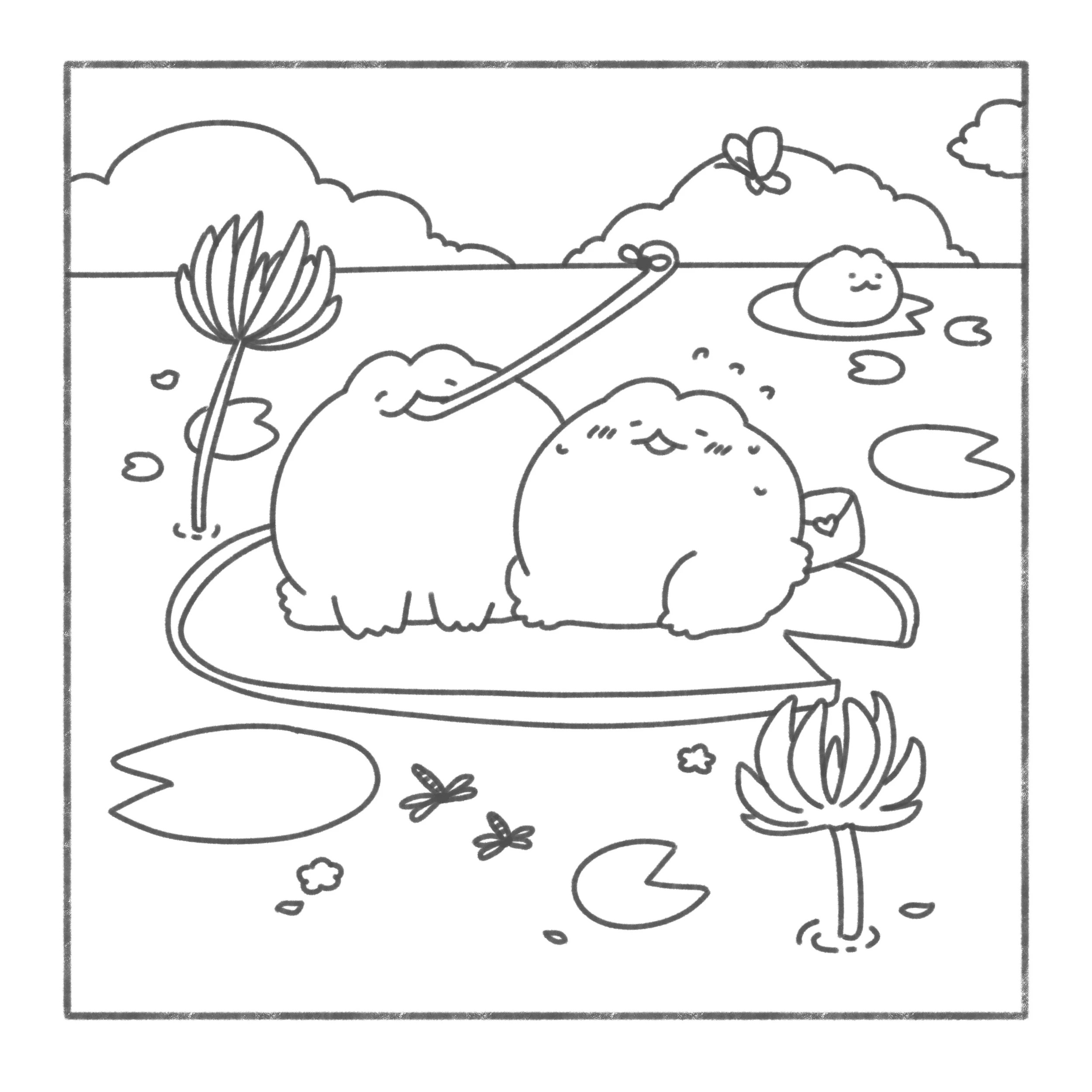 4 Cosy Cupid: Cute and Relaxing Colouring Book by Cherry Lam - Book, 4 of 4