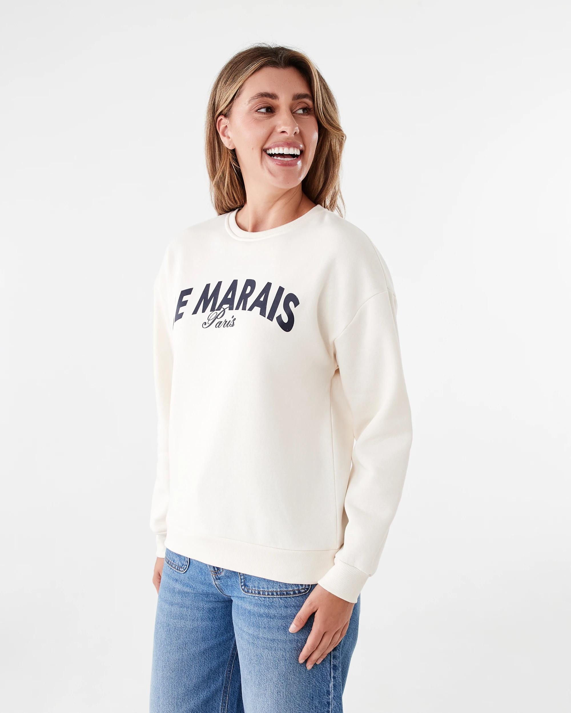 2 Long Sleeve Print Sweatshirt Le Marais, 2 of 7