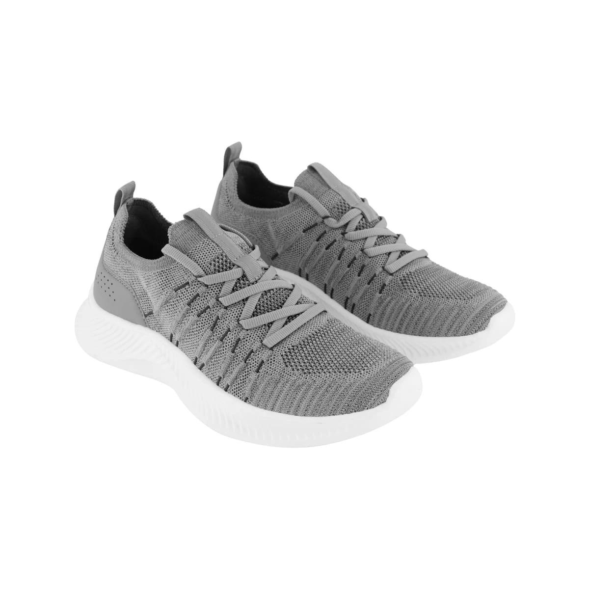 4 Textured Upper Sneakers CHAR GREY, 4 of 5