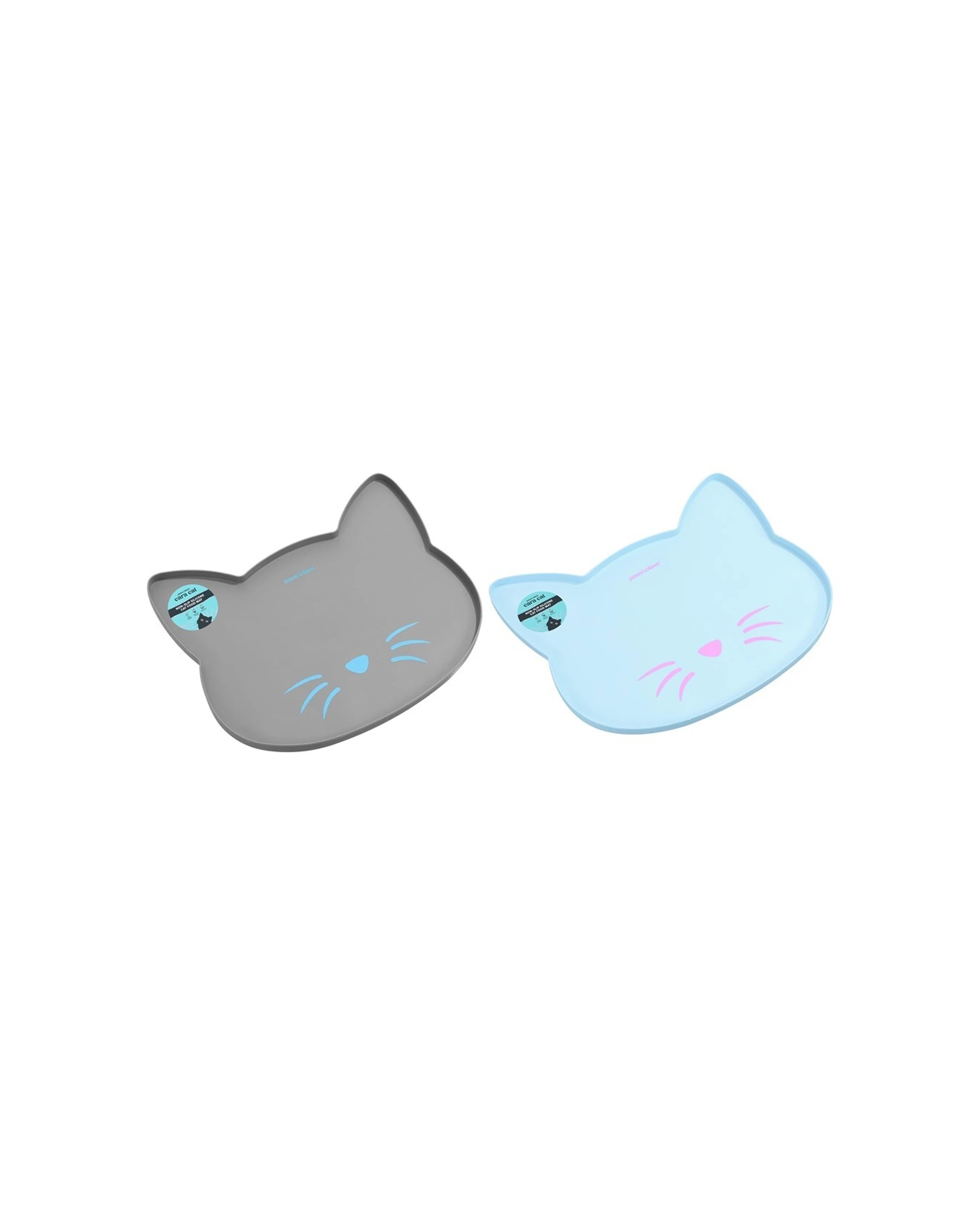 5 Paws And Claws 4pc 2pc Silicone Cat Feeding Mat 45.5cm - Multi, 5 of 5