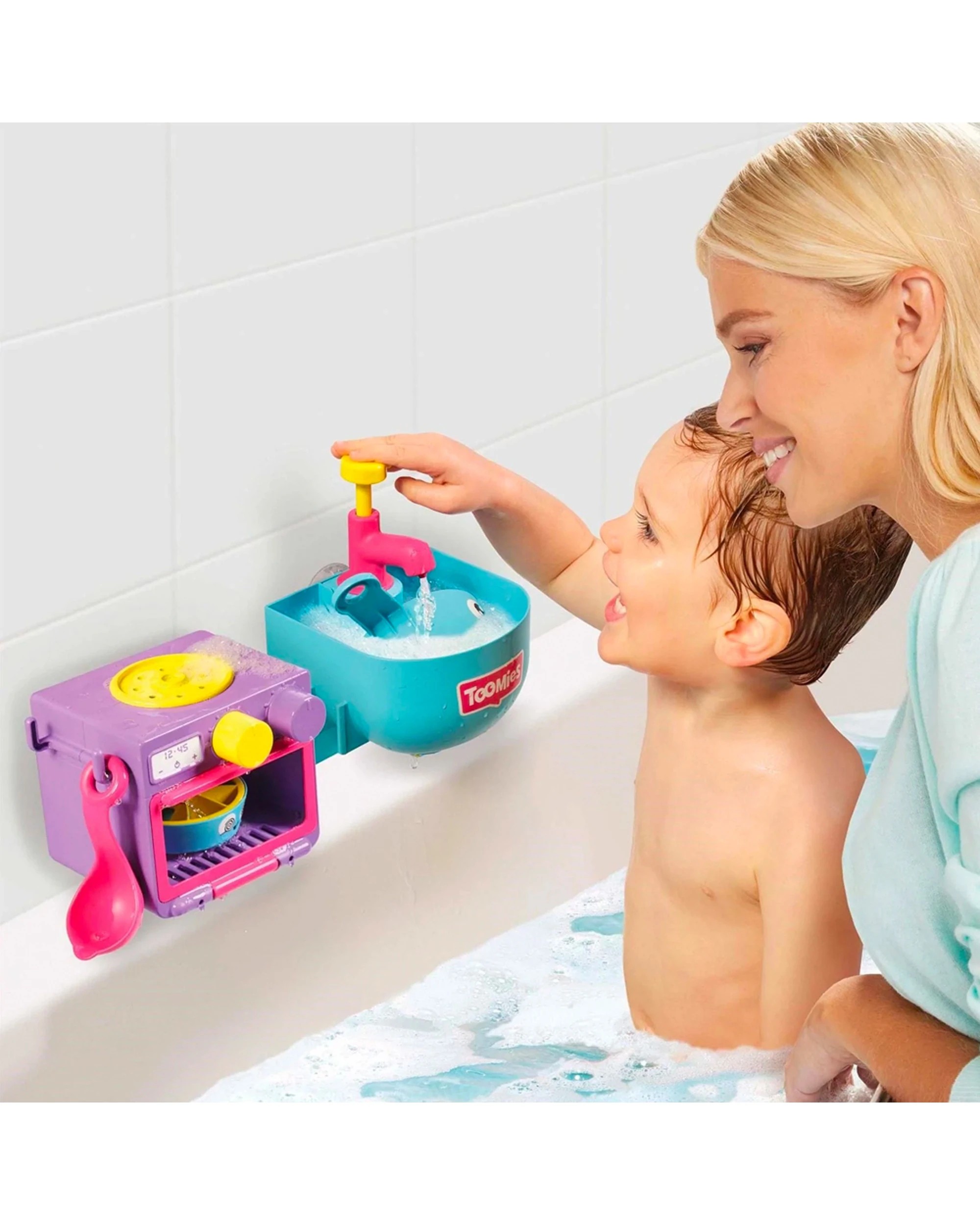 5 Tomy Toomies Bubble & Bake Bathtime Kitchen Toy - Multi, 5 of 5