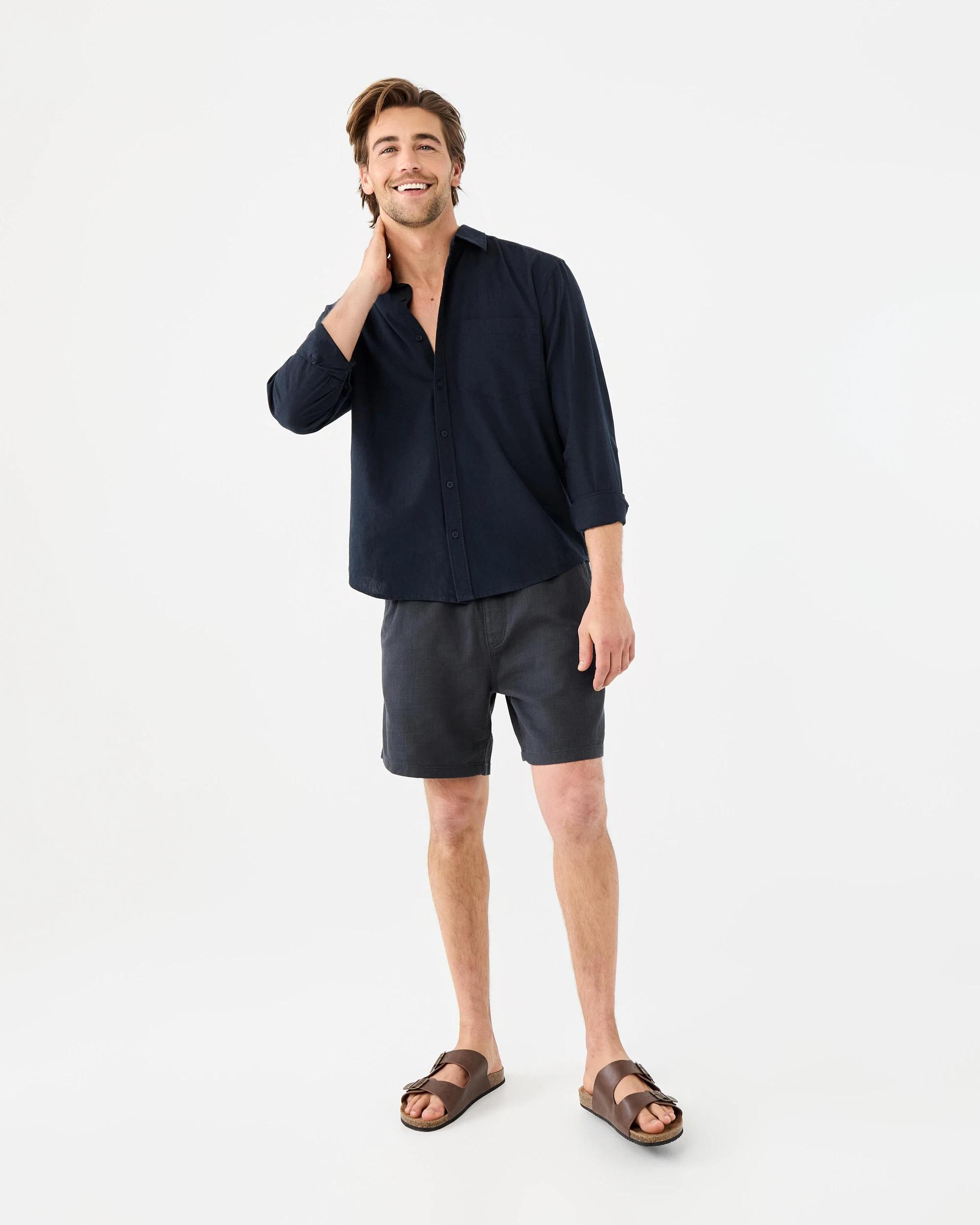 2 Long Sleeve Cotton Linen Shirt Sky Cptn, 2 of 9