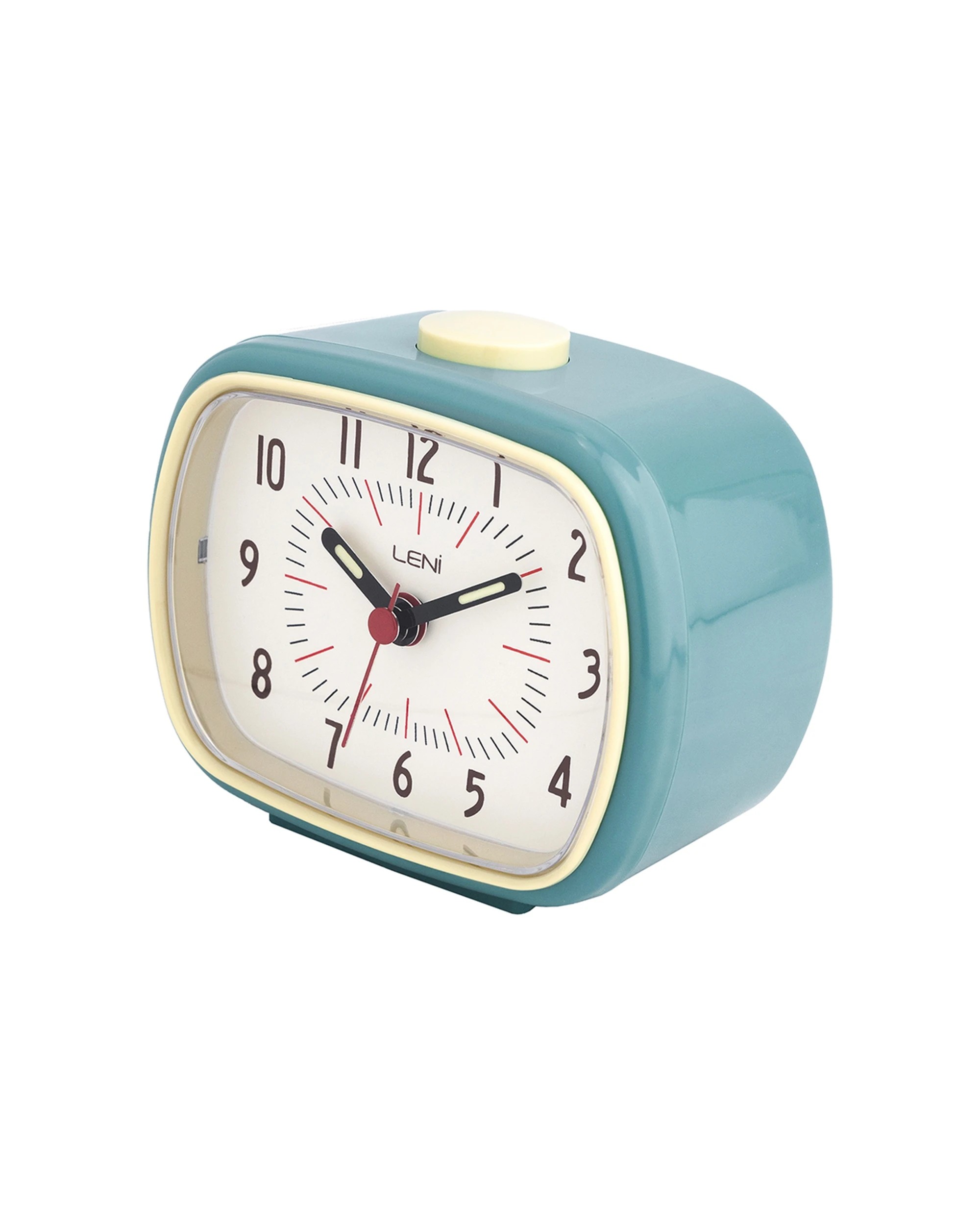 2 Leni Retro 9cm Alarm Clock Luminescent Hands Audible Beep-Beep Alarm, 2 of 7