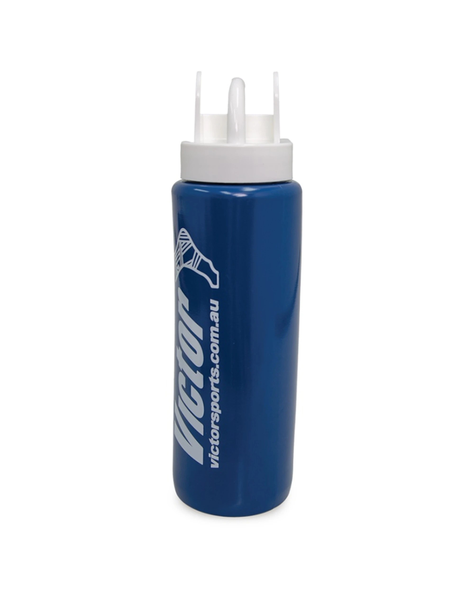 4 Victor Sports Hygienic Squeeze-Squirt Drink Bottle With Chin Rest 1L - Blue, 4 of 6
